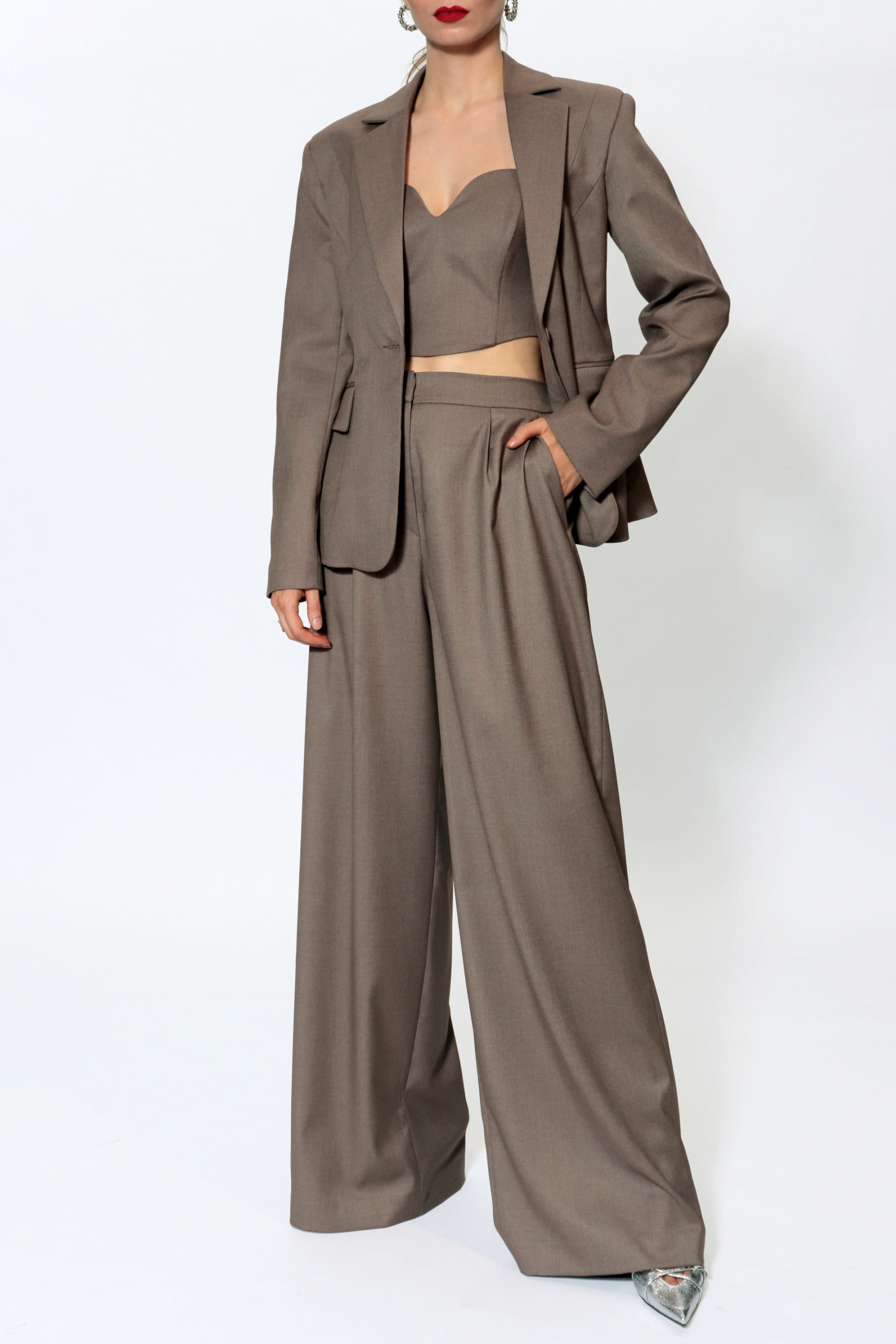 Blazer Bonnie Brown Melange made by HALEWSKI