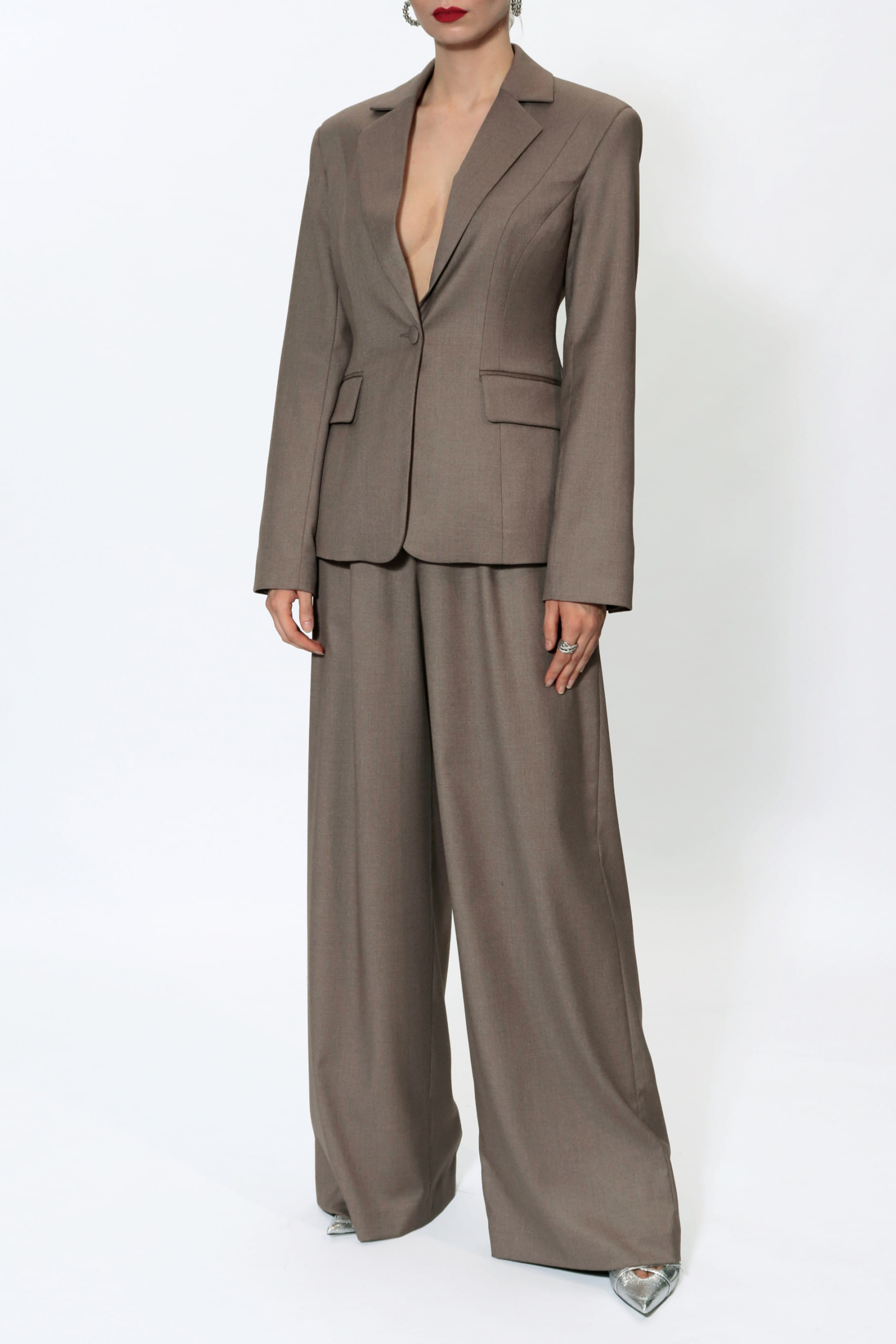 Blazer Bonnie Brown Melange made by HALEWSKI