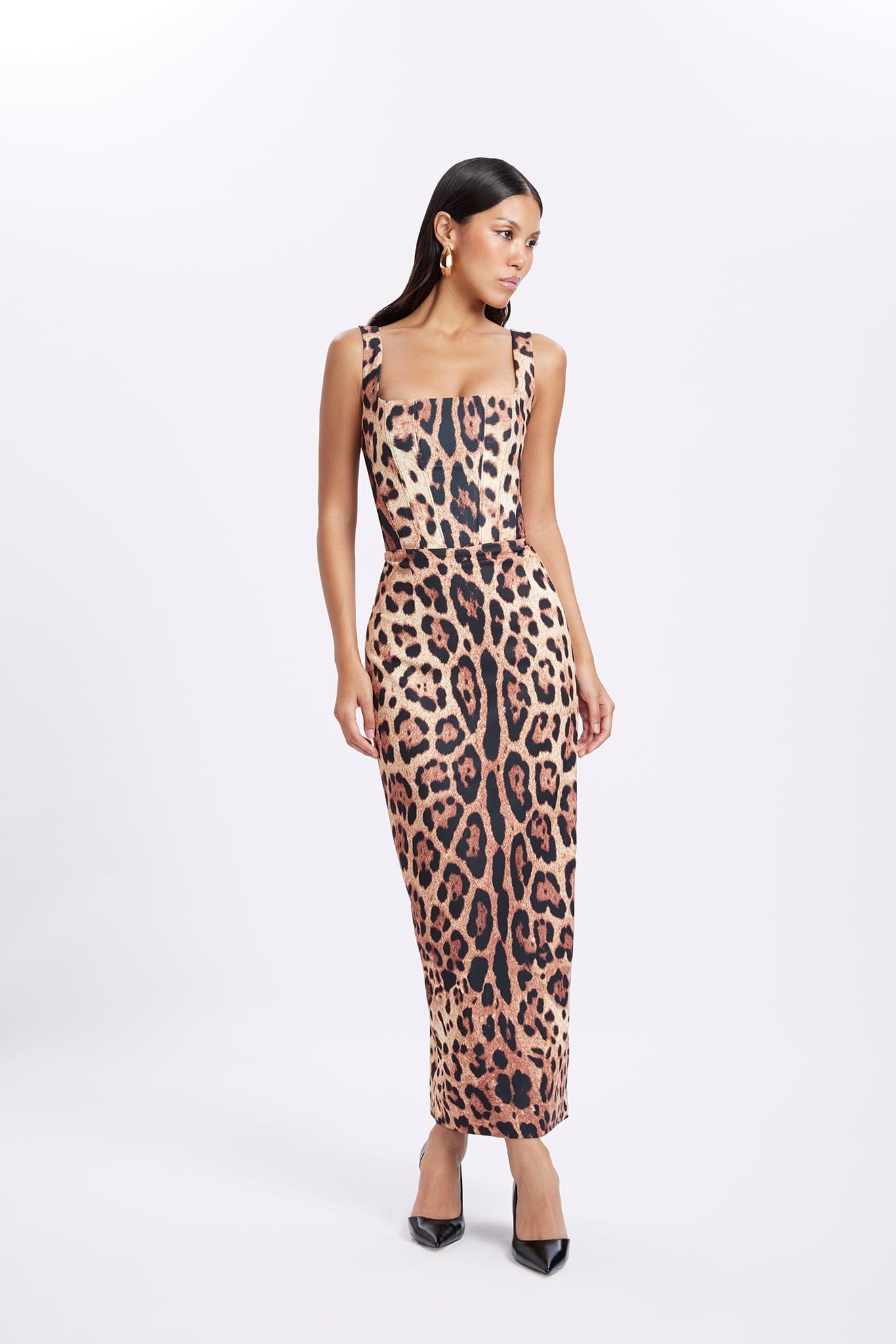 Pamella Dress - Leopard made by Gigii's
