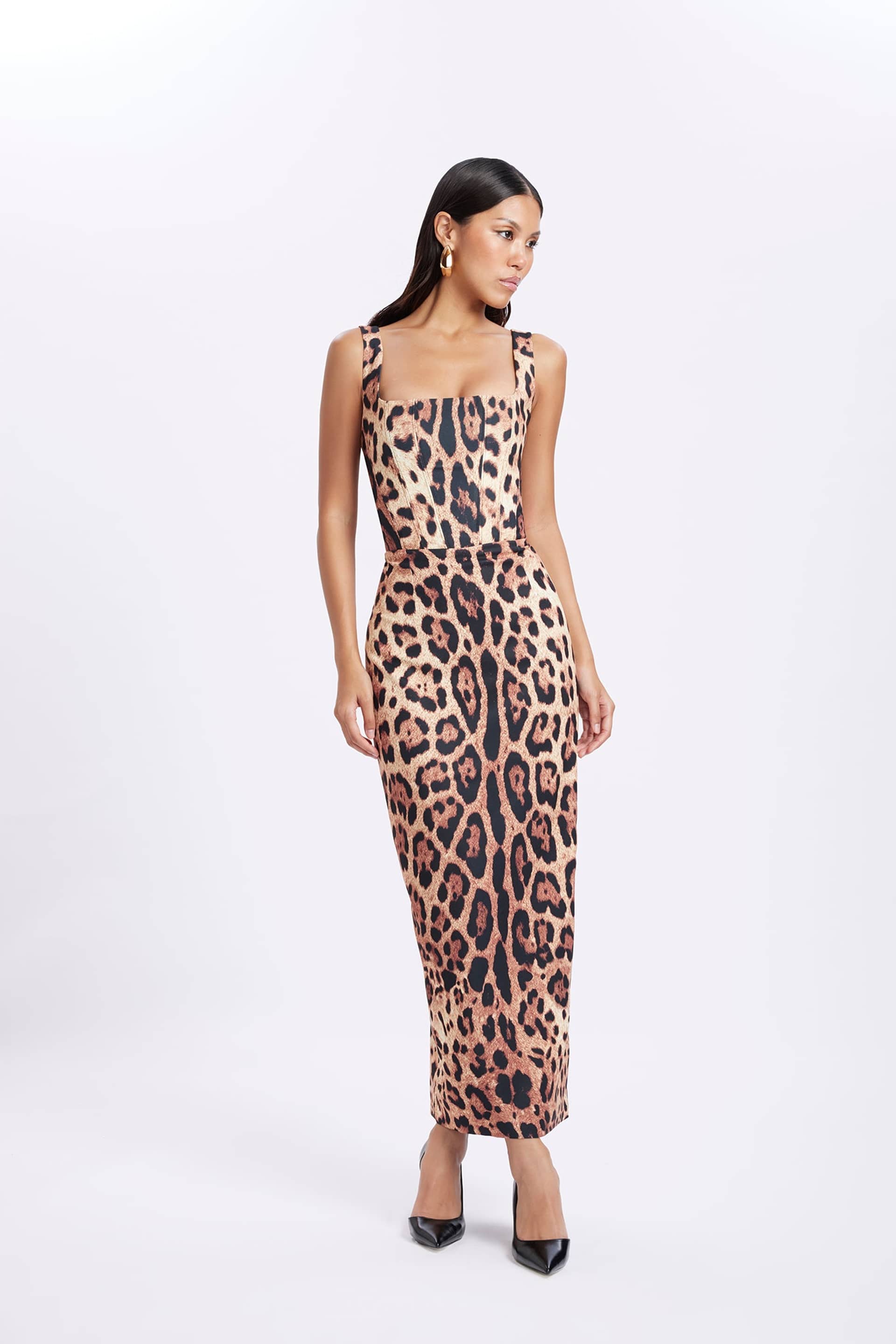 Pamella Dress - Leopard made by Gigii's
