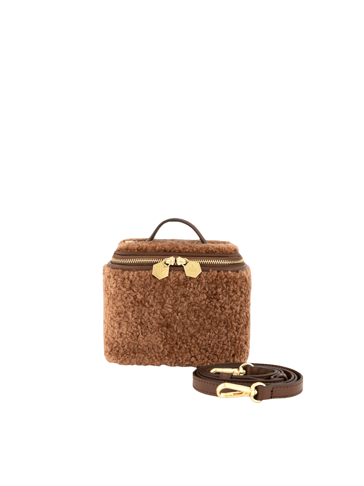 Betty Mini Fur Brown made by Maven Bag