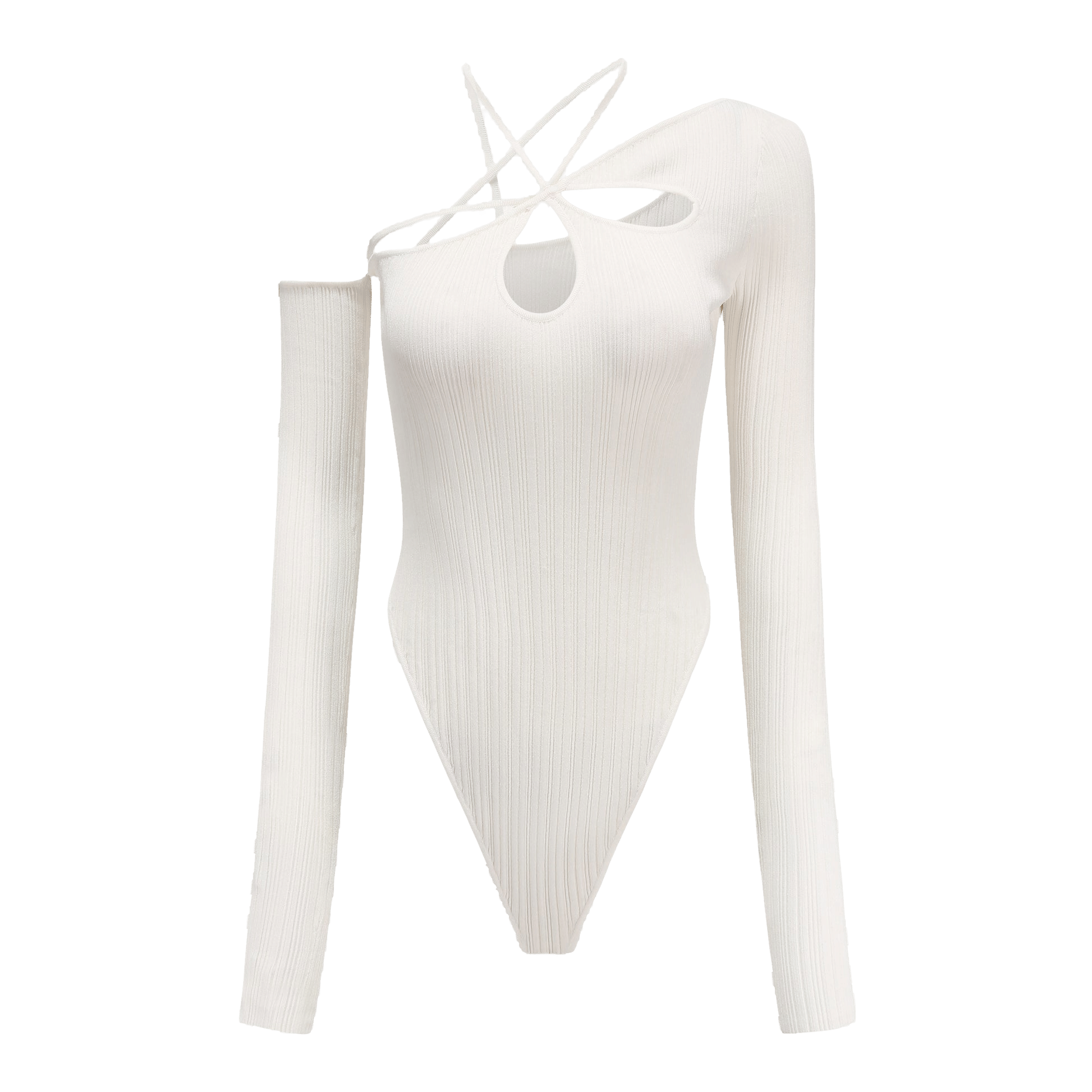 Eloisa Bodysuit White (Final Sale) in White made by Nana Jacqueline