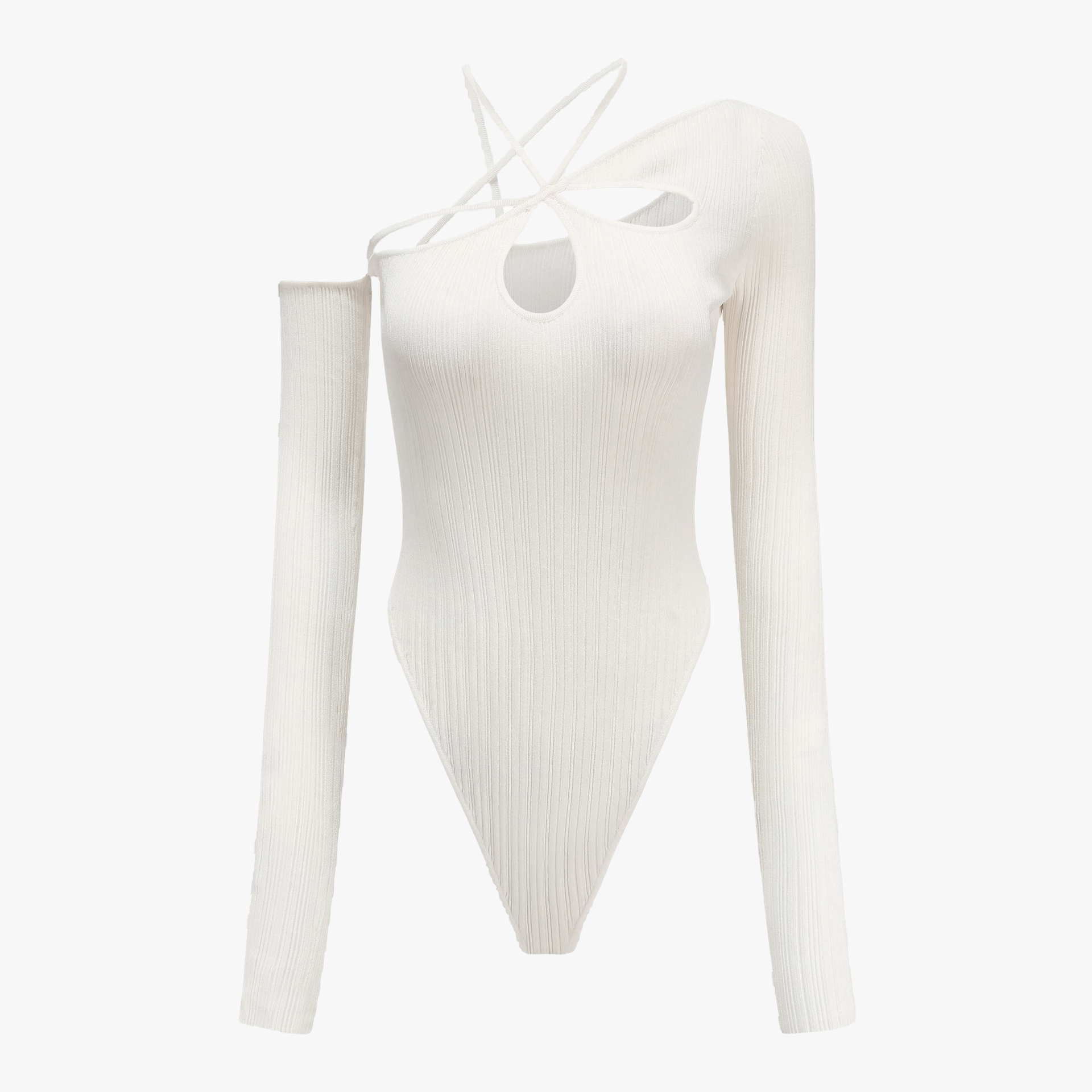 Eloisa Bodysuit White (Final Sale) in White made by Nana Jacqueline