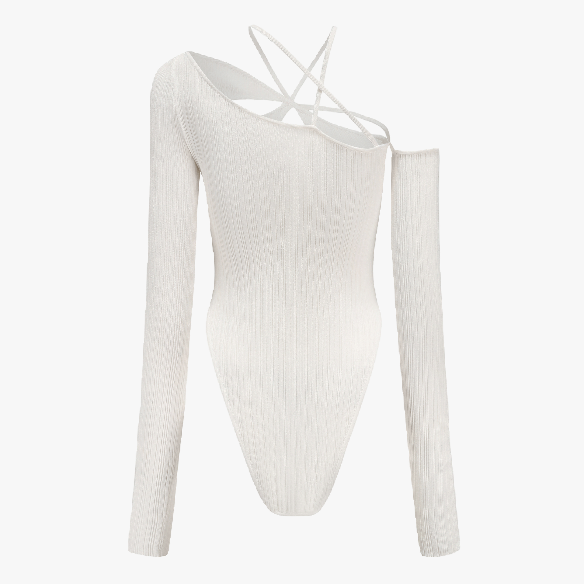 Eloisa Bodysuit White (Final Sale) in White made by Nana Jacqueline