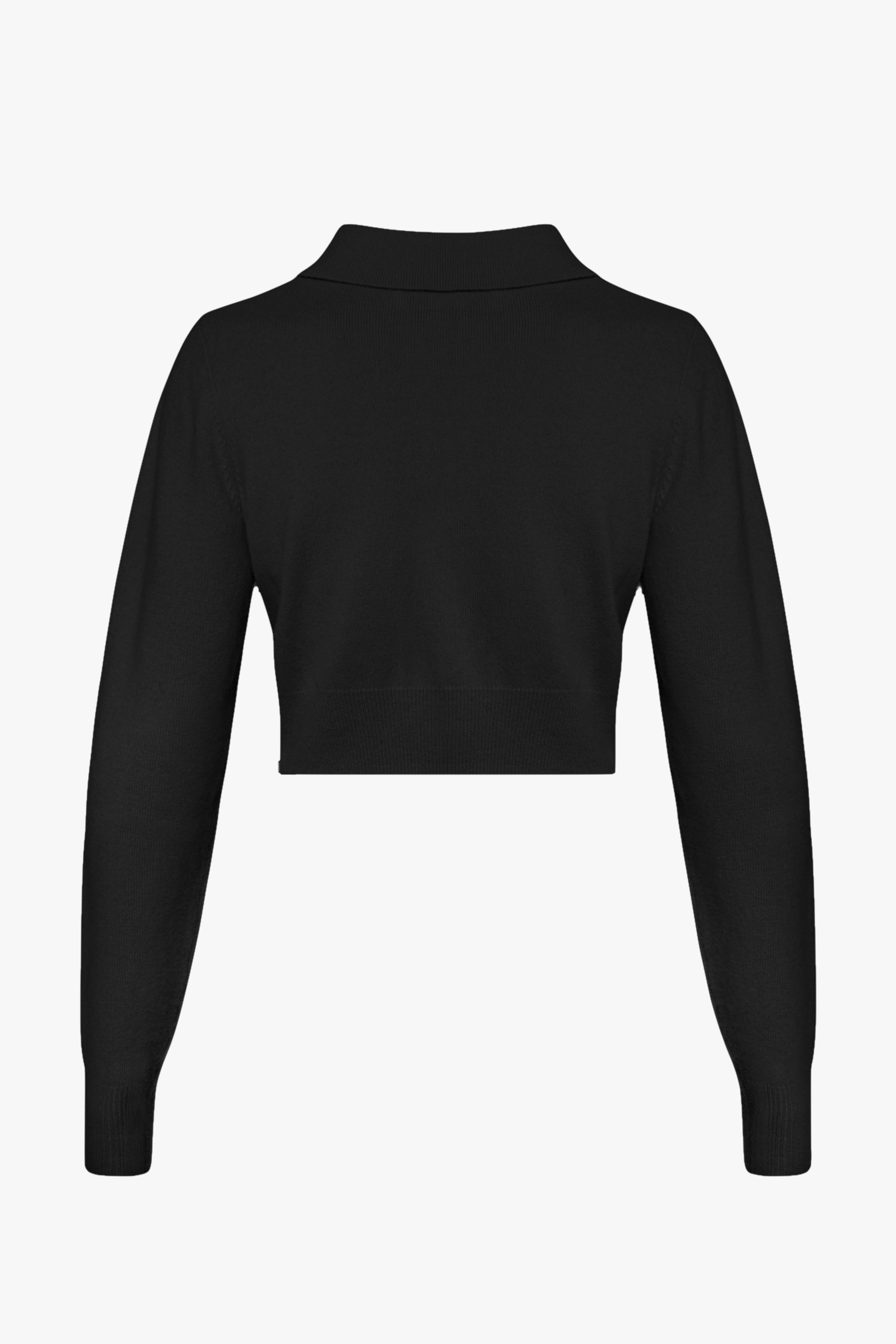 CASHMERE POLO SWEATER made by KEBURIA