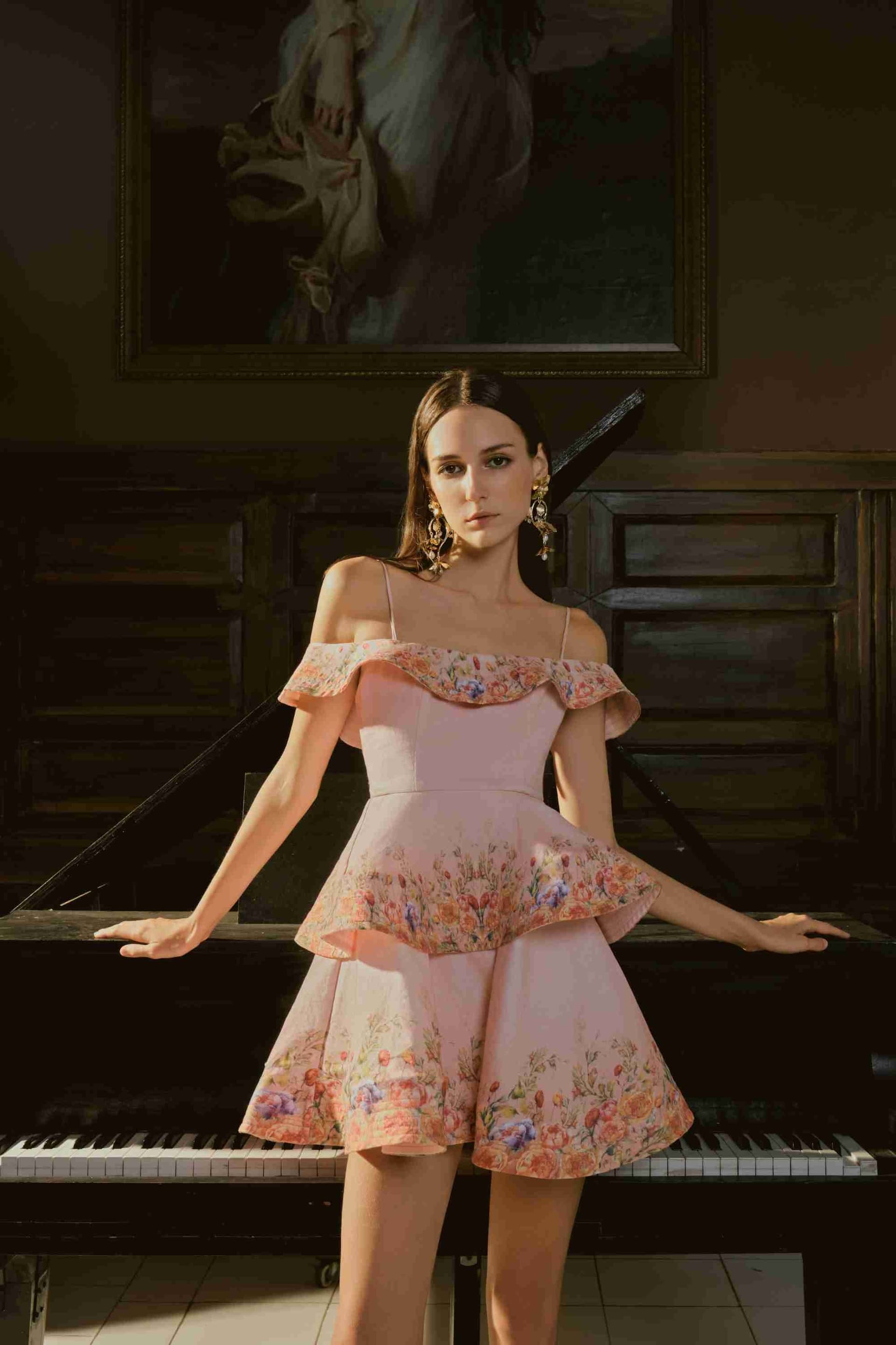 Nirvana Mini Dress made by JUSTIN TONG