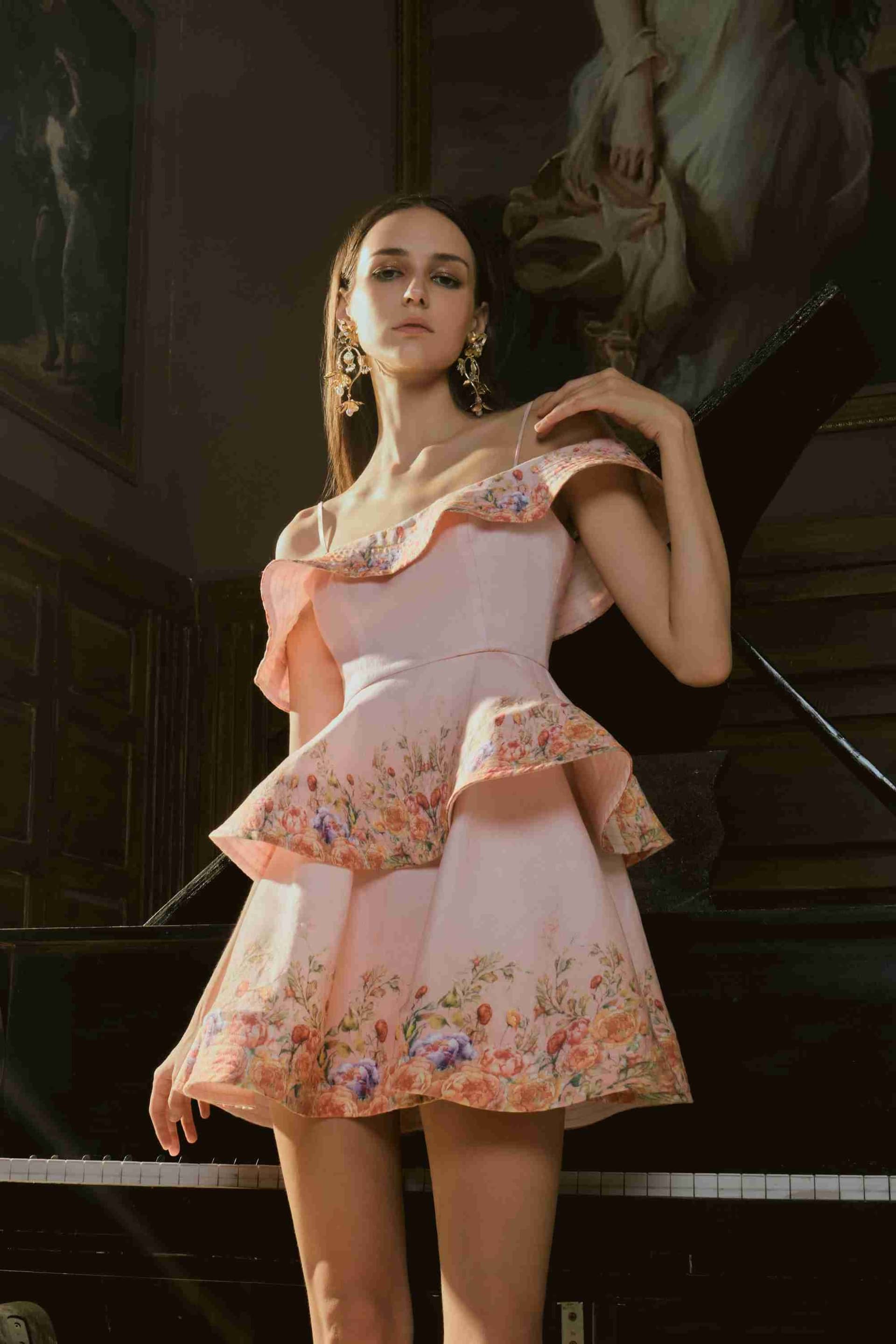 Nirvana Mini Dress made by JUSTIN TONG