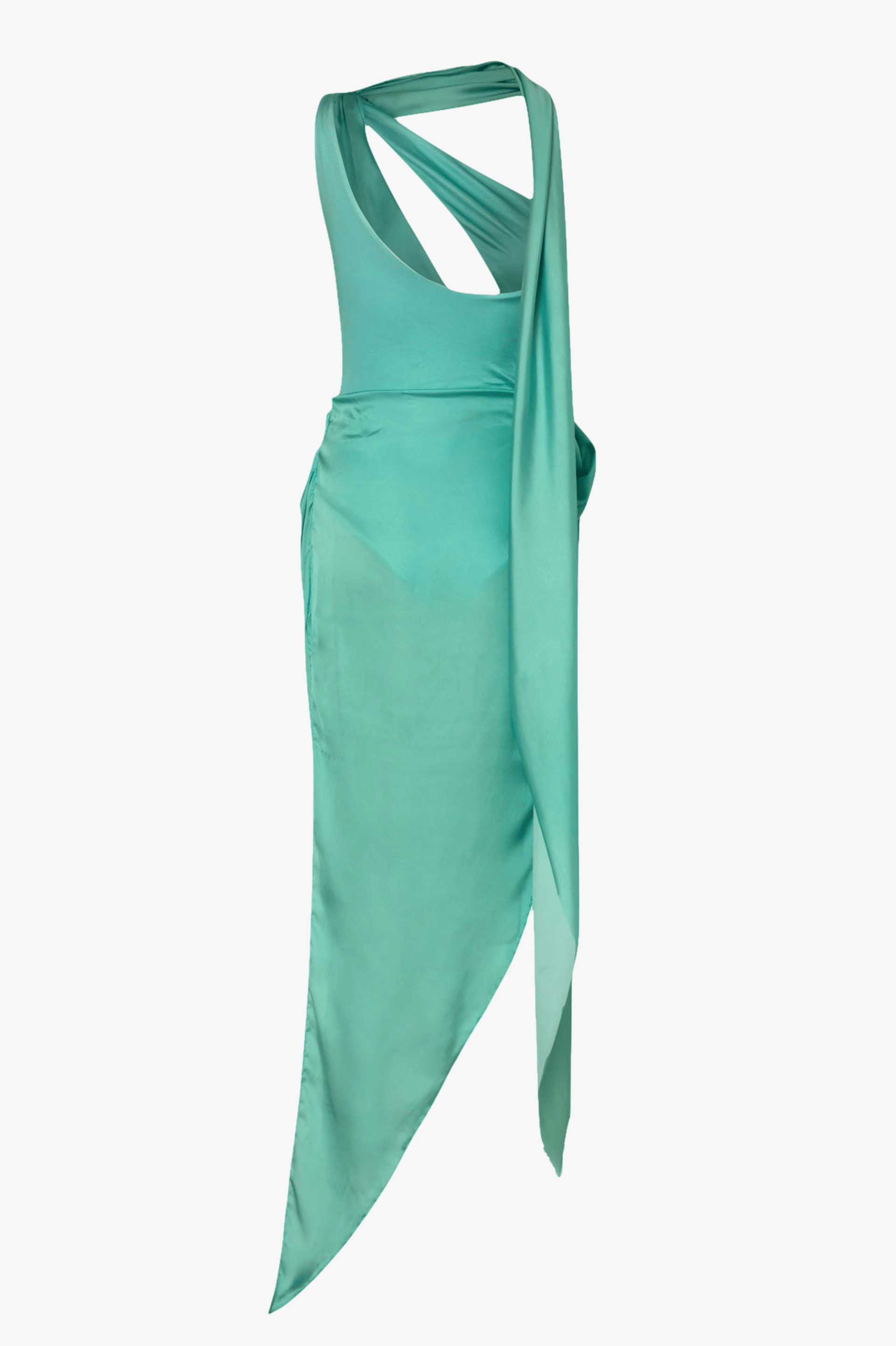 Asaka Maxi Dress in Green made by BAOBAB