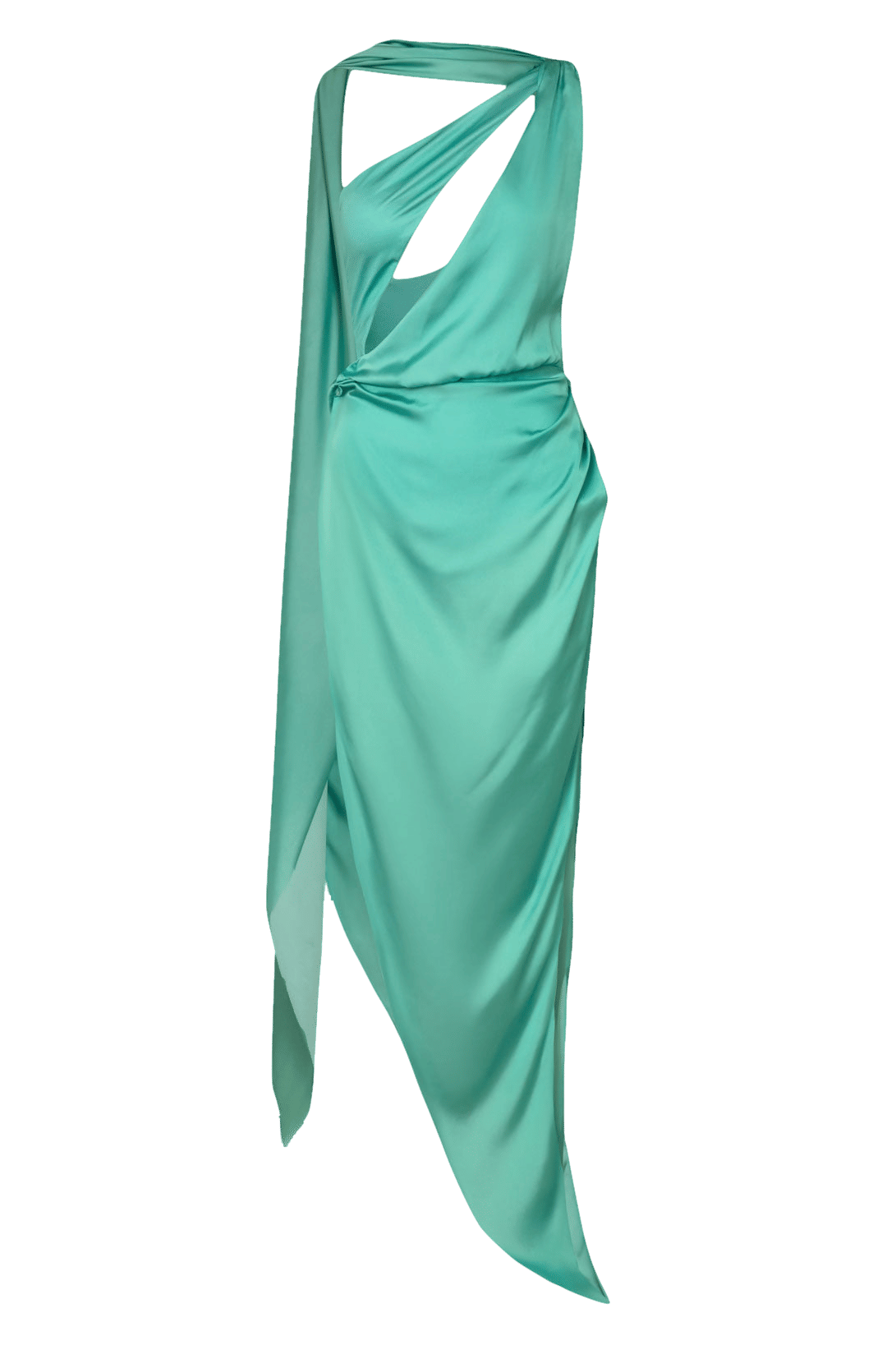 Asaka Maxi Dress in Green made by BAOBAB