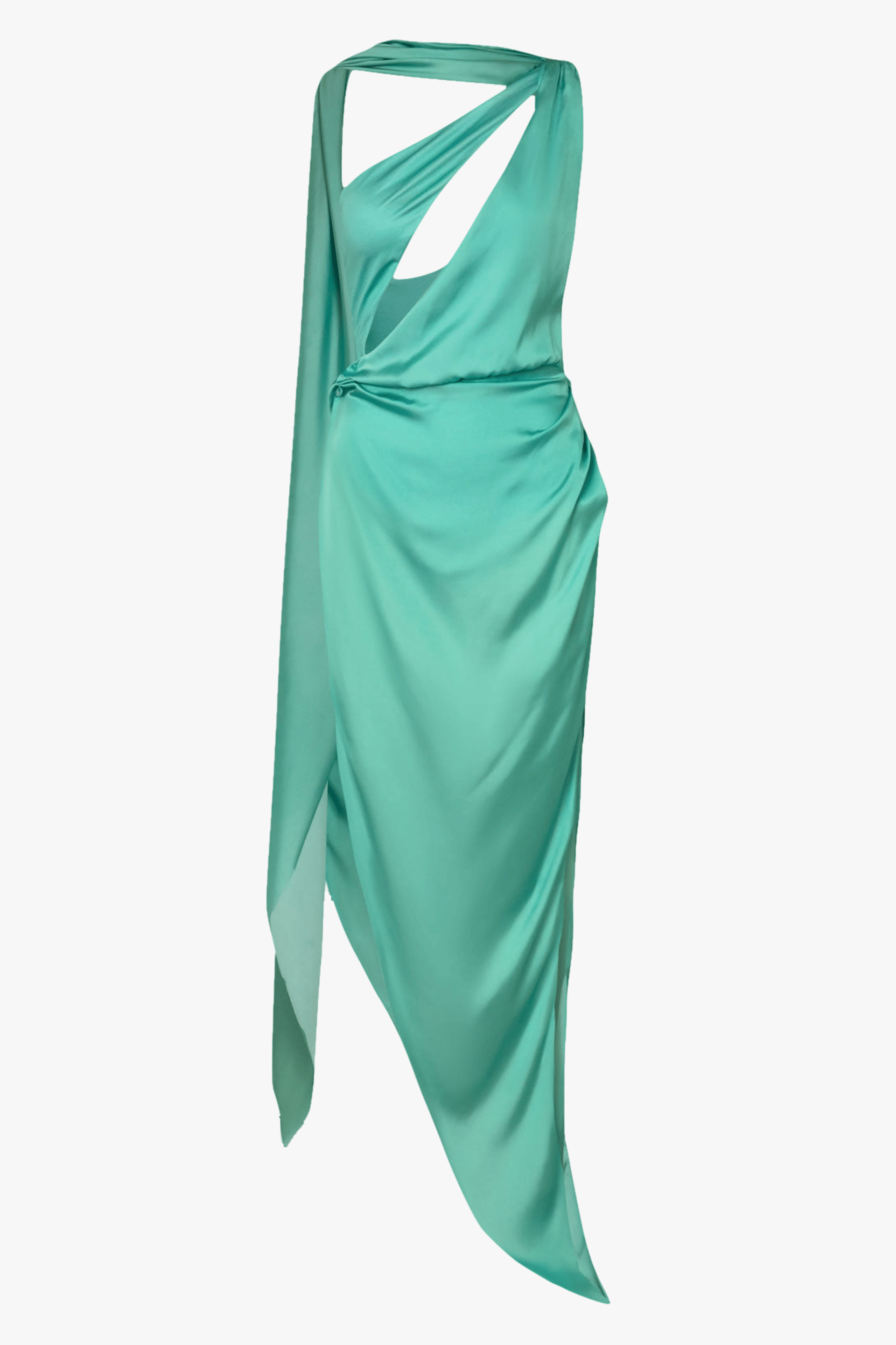 Asaka Maxi Dress in Green made by BAOBAB