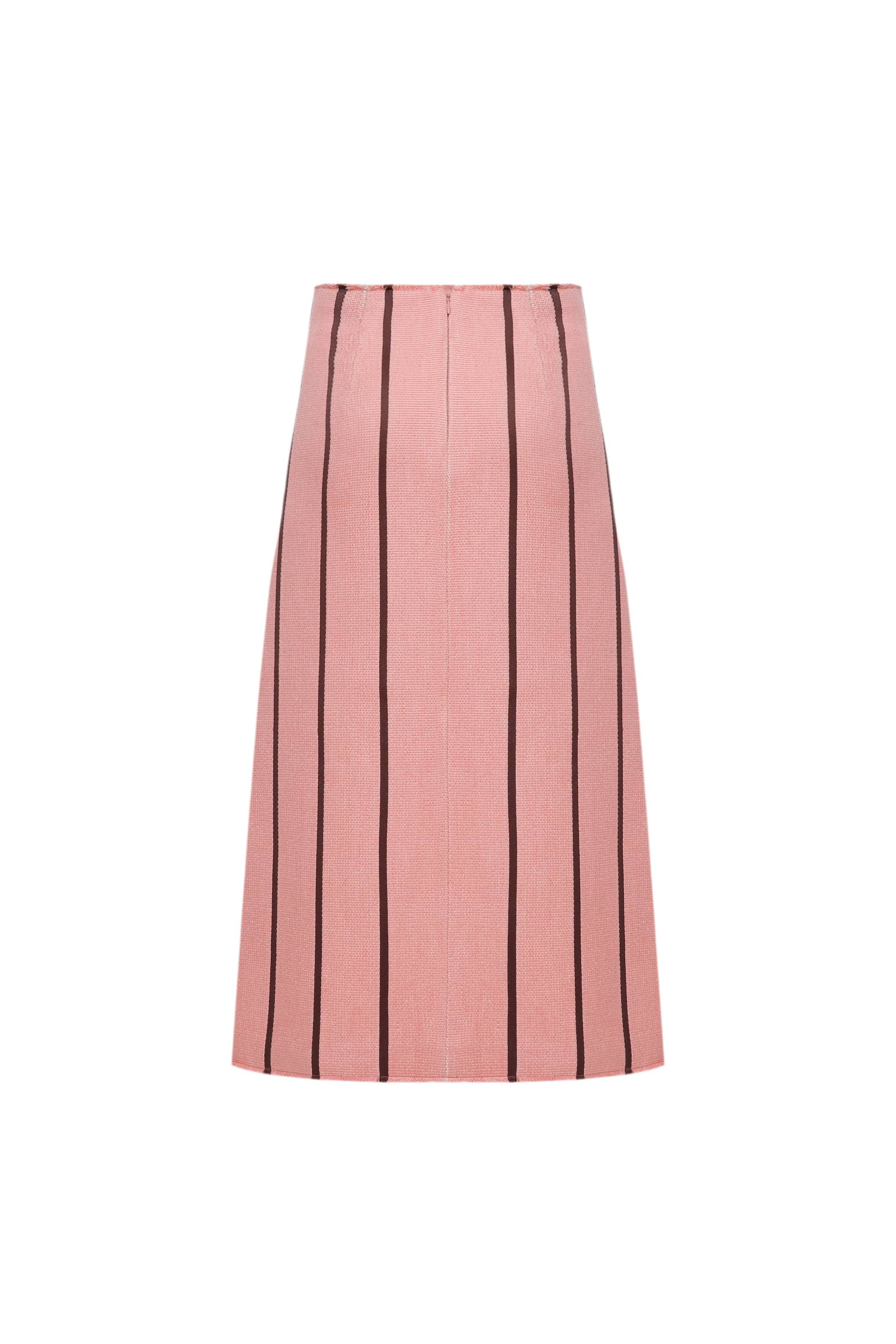 Open cut midi skirt made by A.M.G