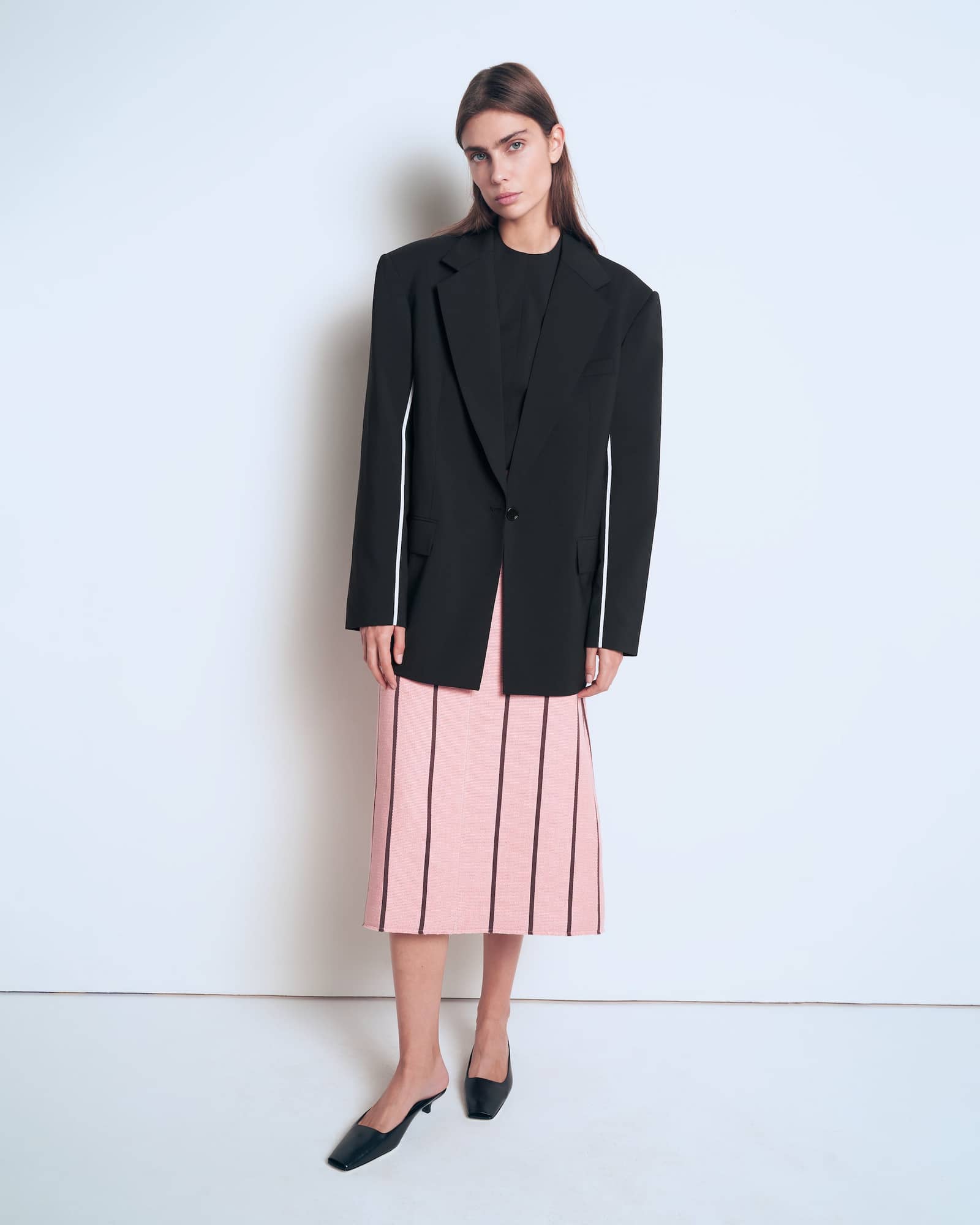 Open cut midi skirt made by A.M.G