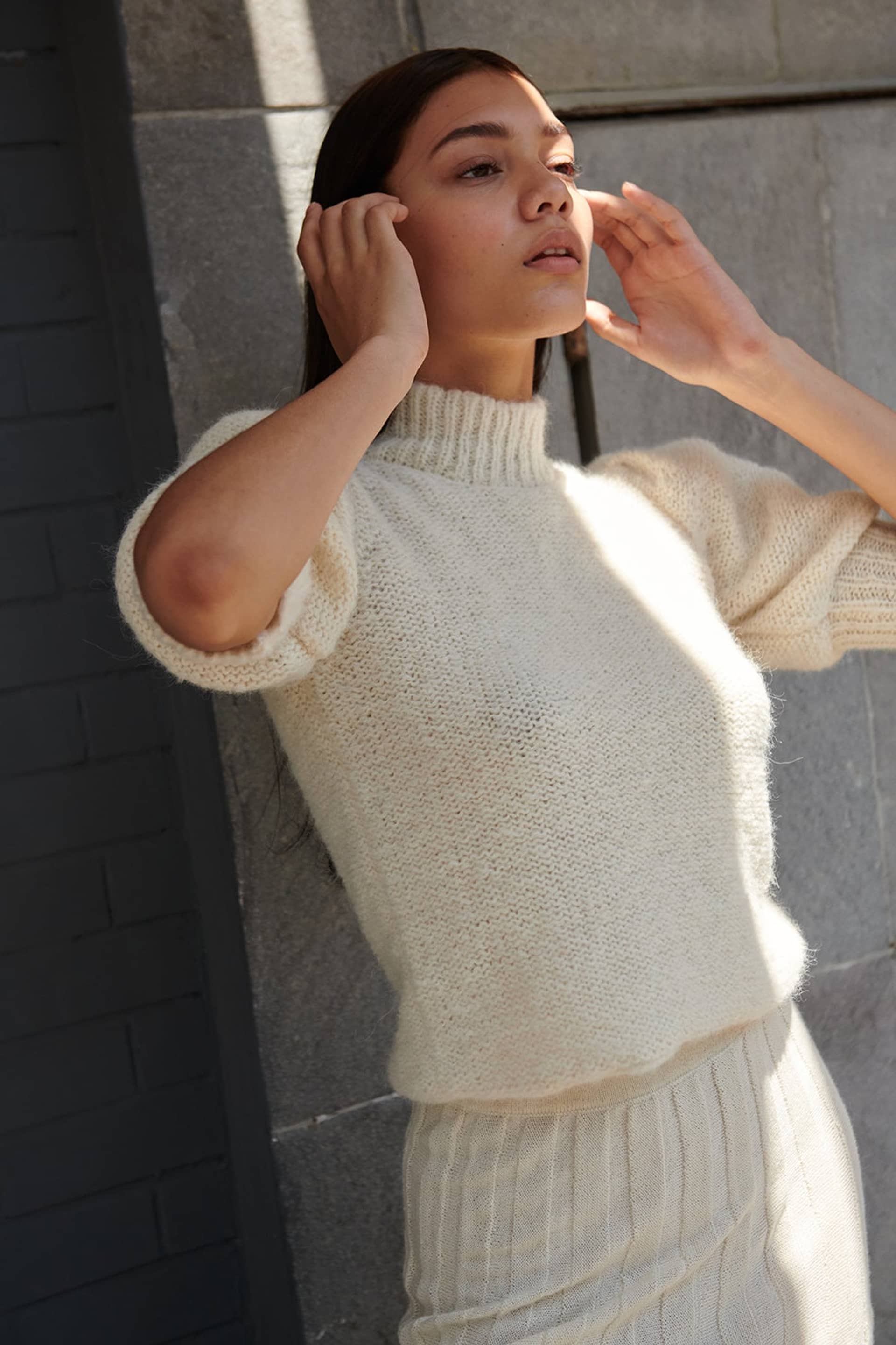 TAK top in White made by AYNI