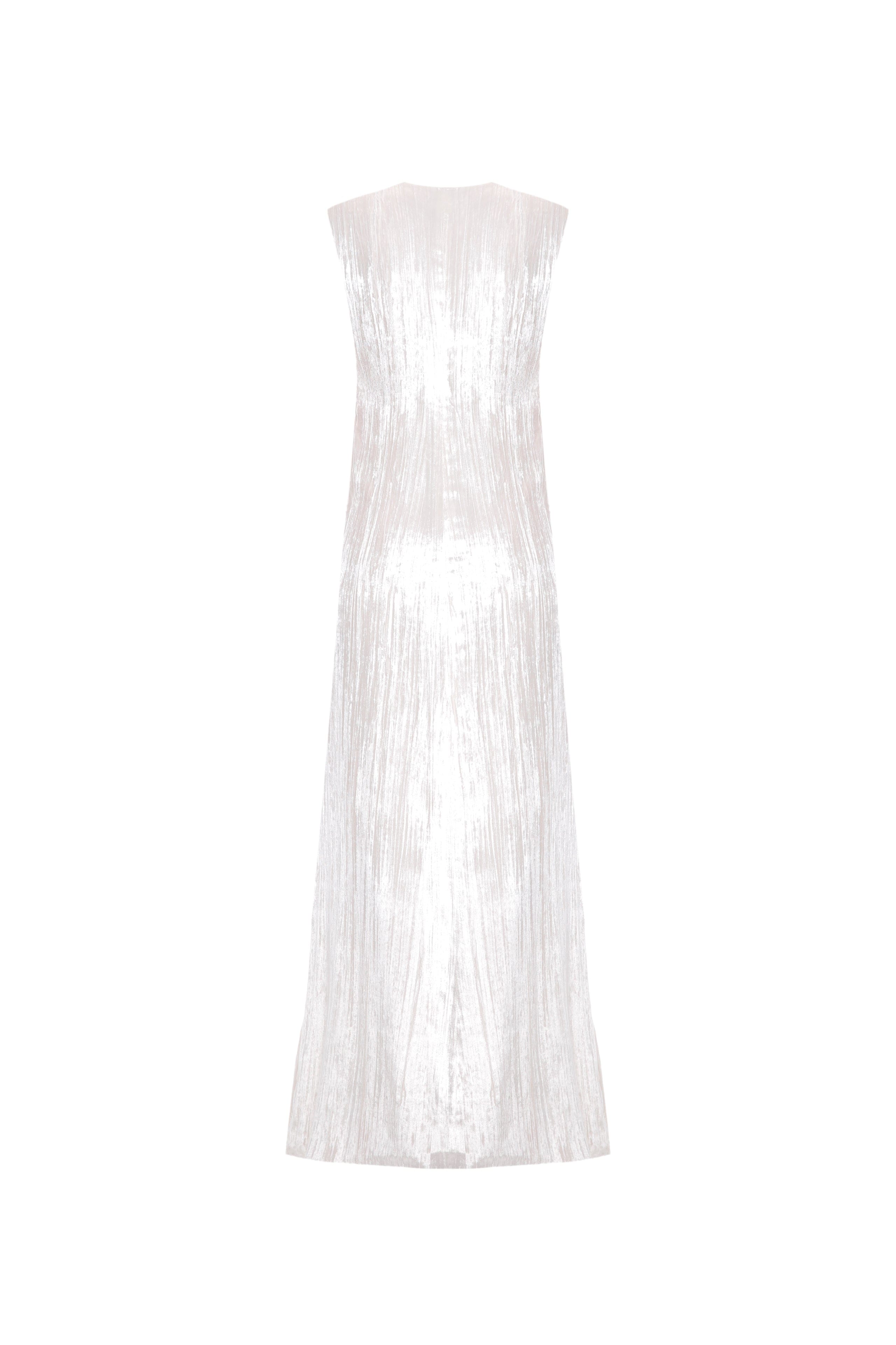 Velvet dress with cented zipper made by A.M.G