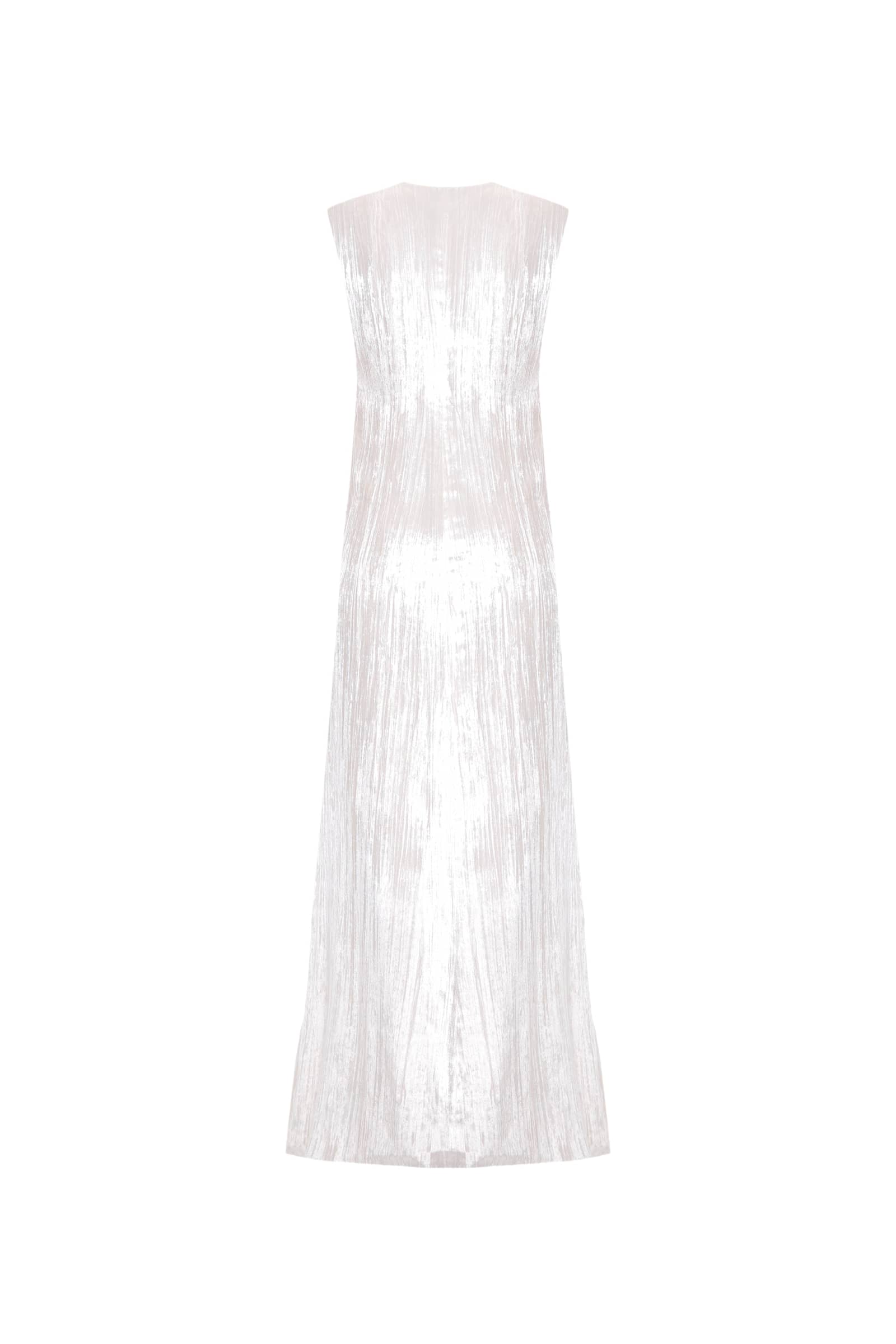 Velvet dress with cented zipper made by A.M.G