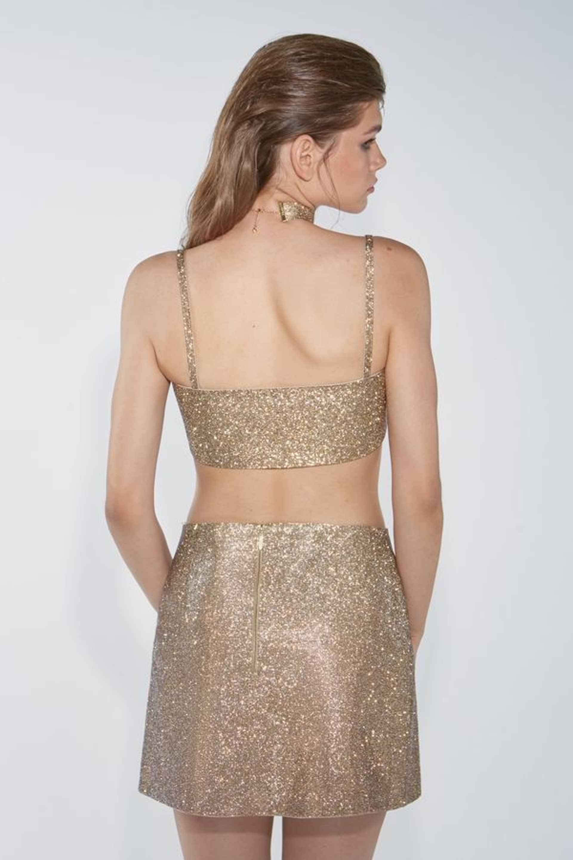 Charlotte Choker Vintage Gold made by NUÉ