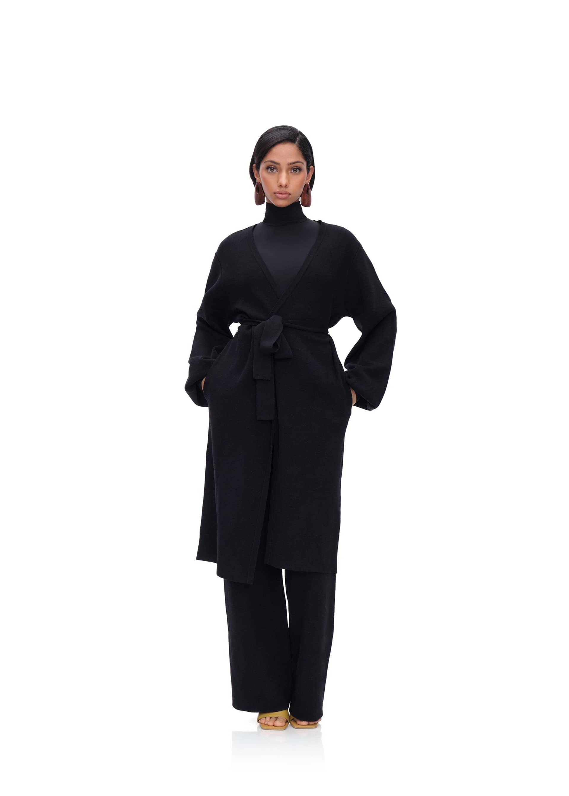 ONA KNIT CARDIGAN - ONYX made by Andrea Iyamah