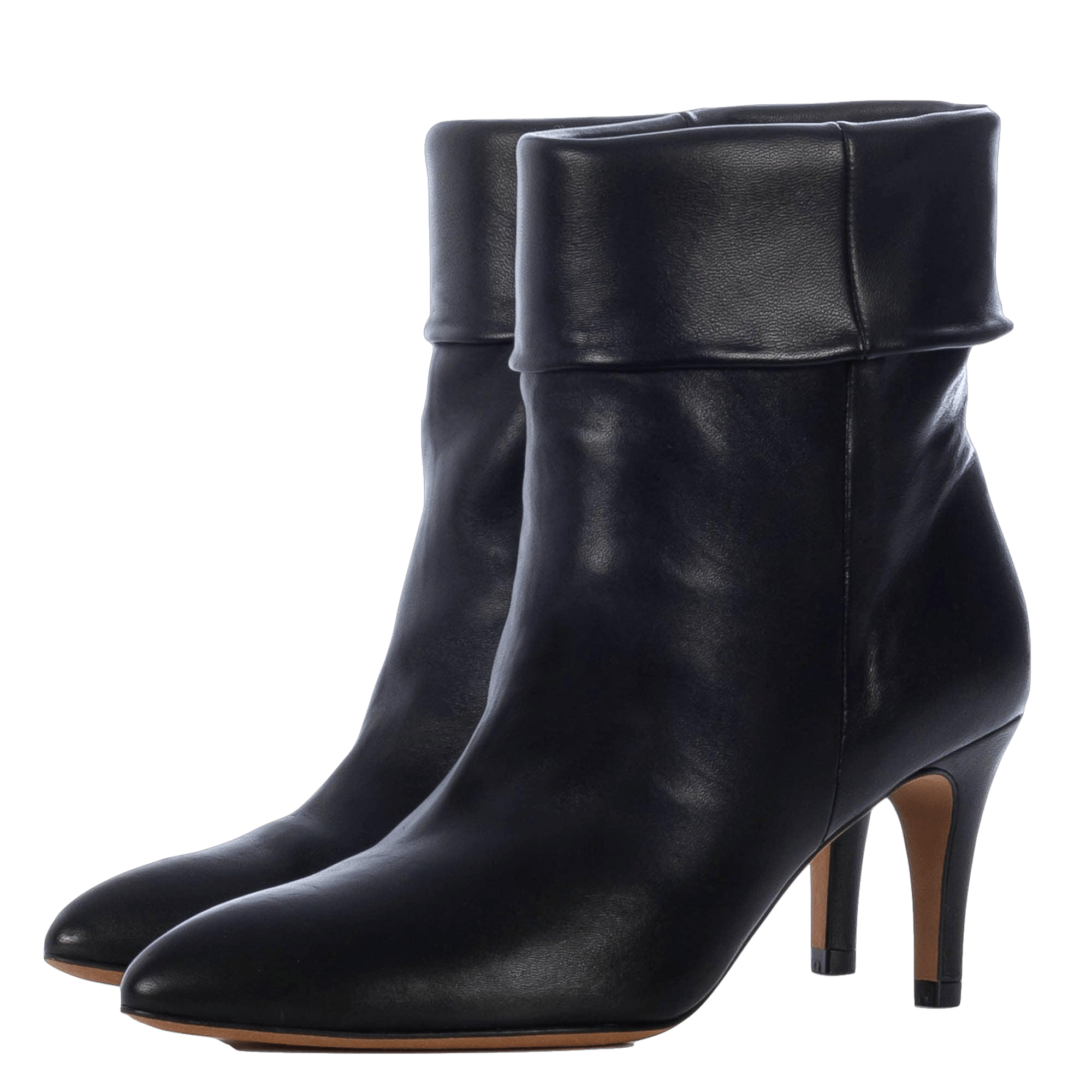 BLACK-COLORED ANKLE BOOTS made by Toral