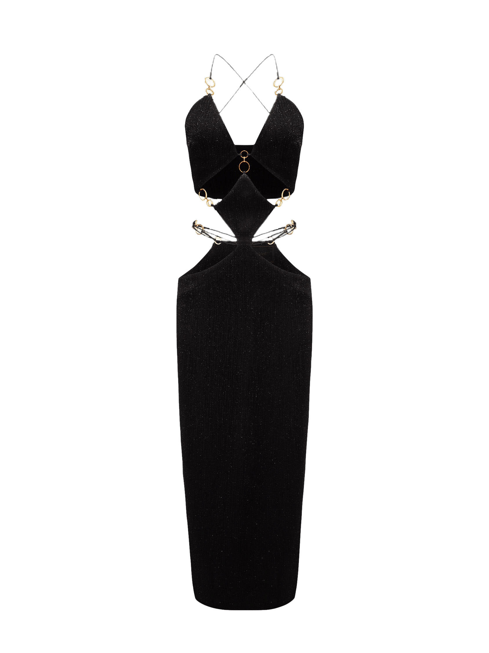 Omaira Dress (Black) in Black made by Nana Jacqueline