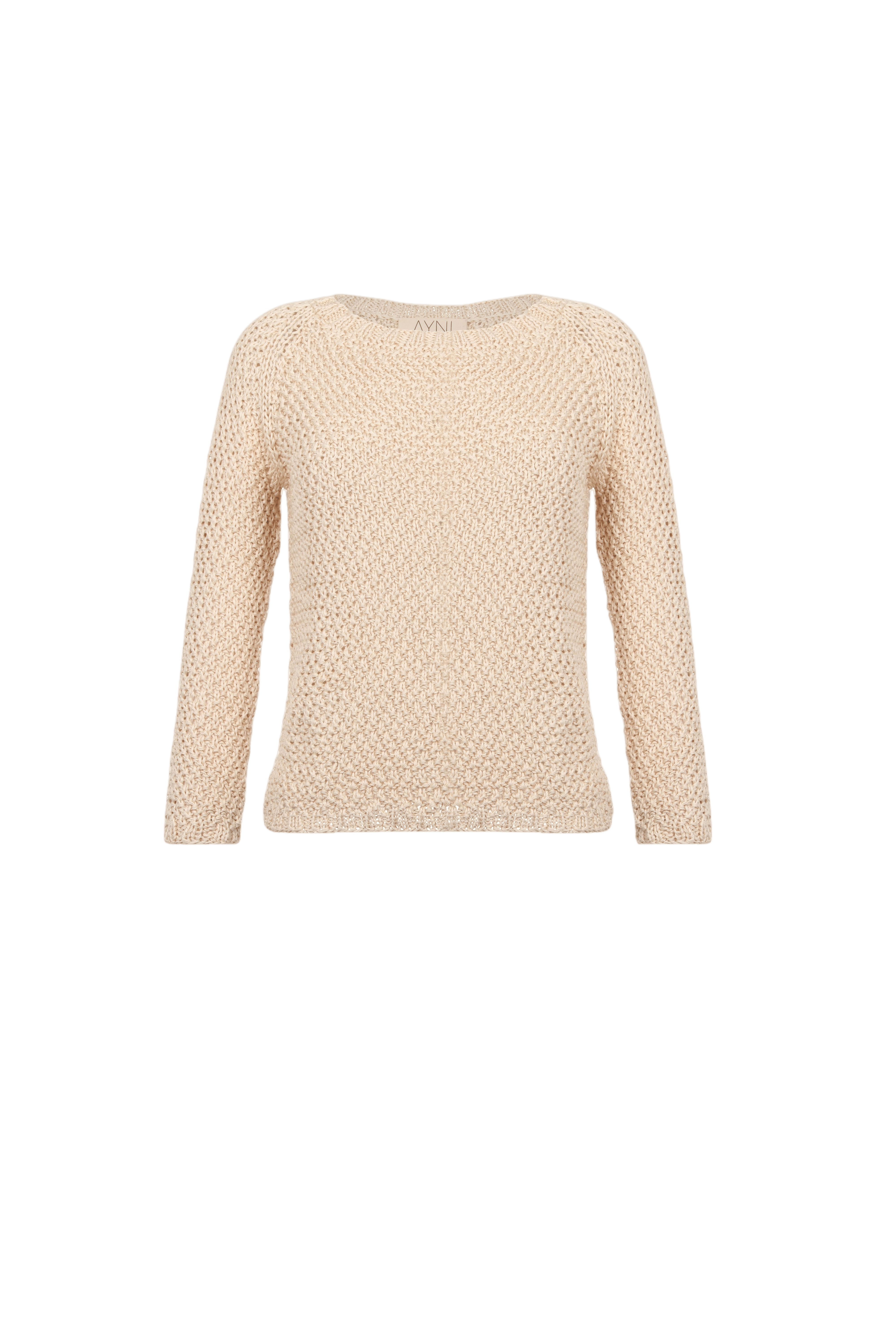 CINTI sweater in Beige made by AYNI