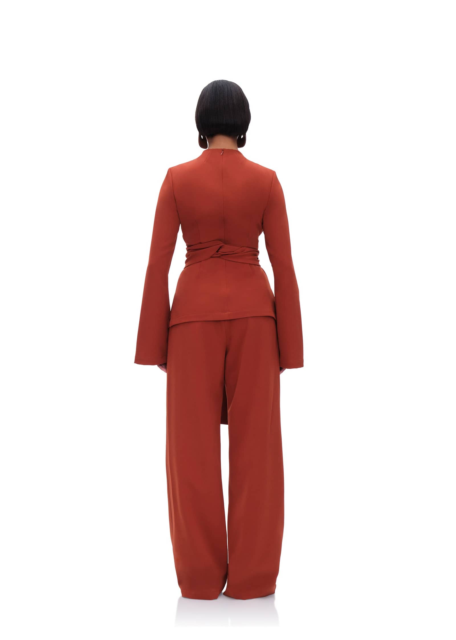 UTA PANTS - PUMPKIN made by Andrea Iyamah