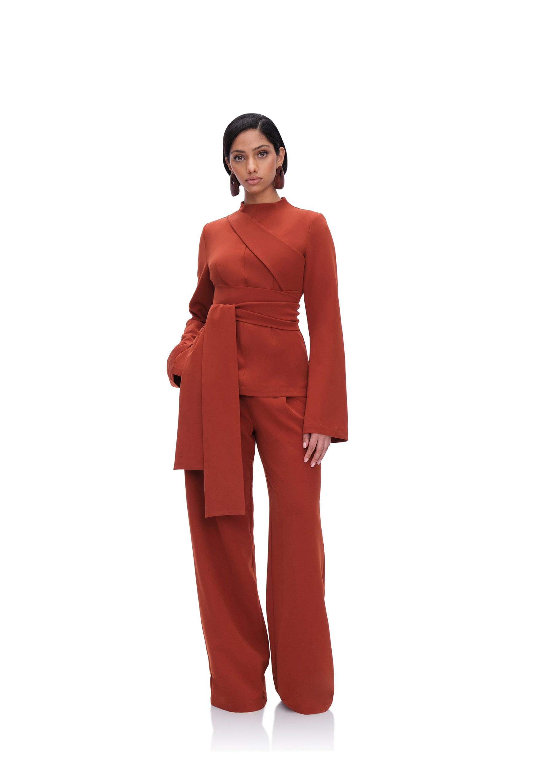 UTA PANTS - PUMPKIN made by Andrea Iyamah