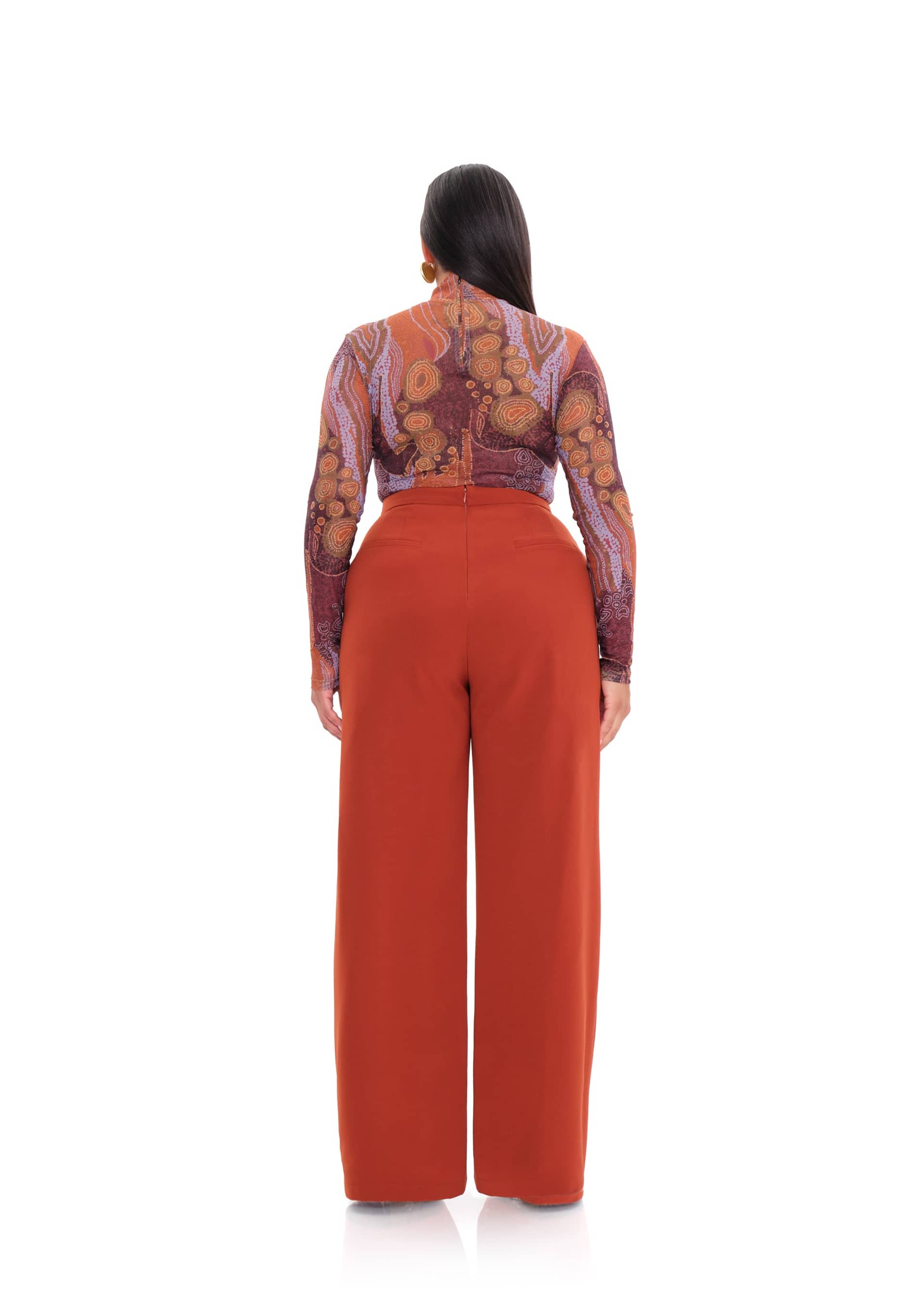 UTA PANTS - PUMPKIN made by Andrea Iyamah