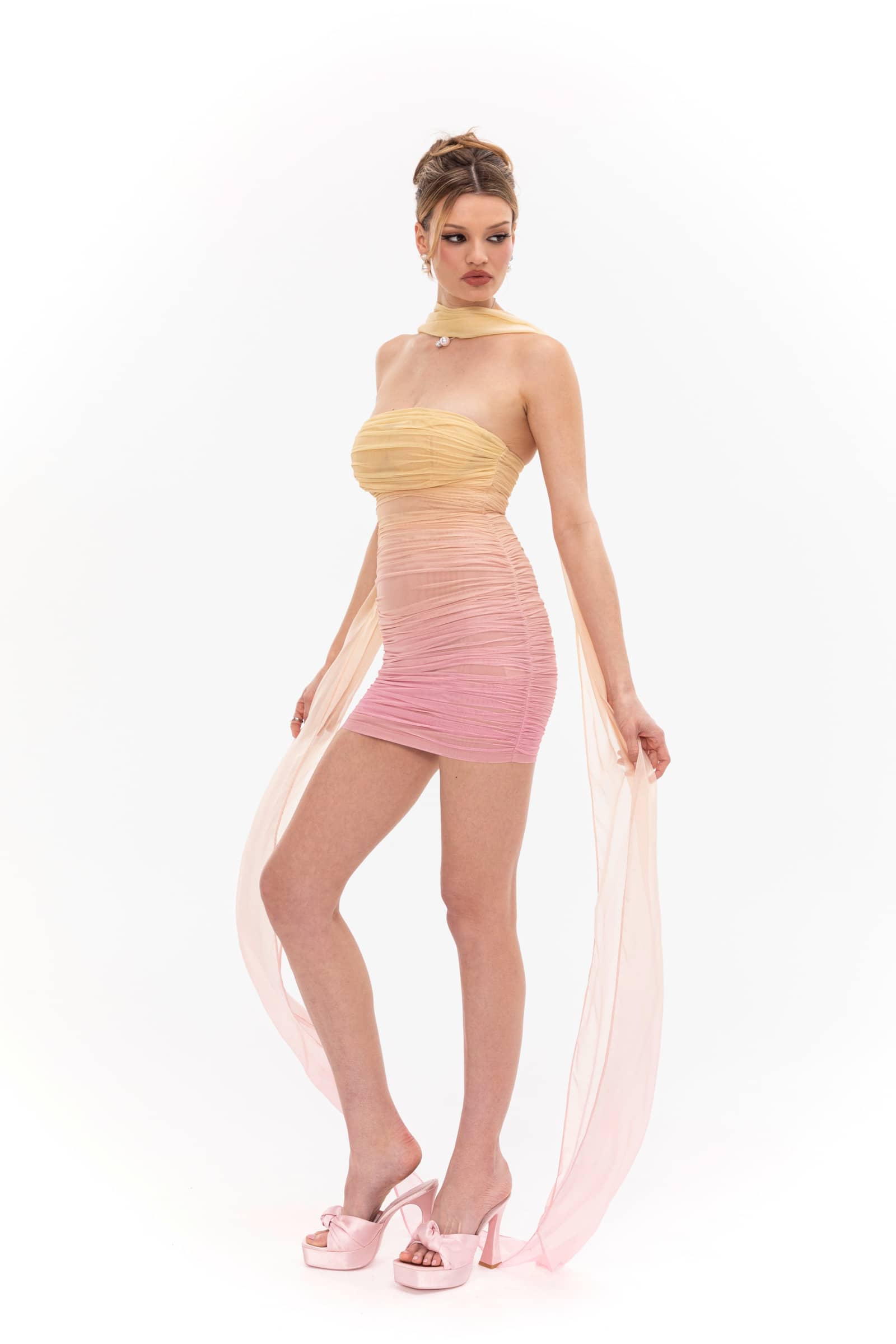 Ophelia Dress (Yellow) made by Nana Jacqueline