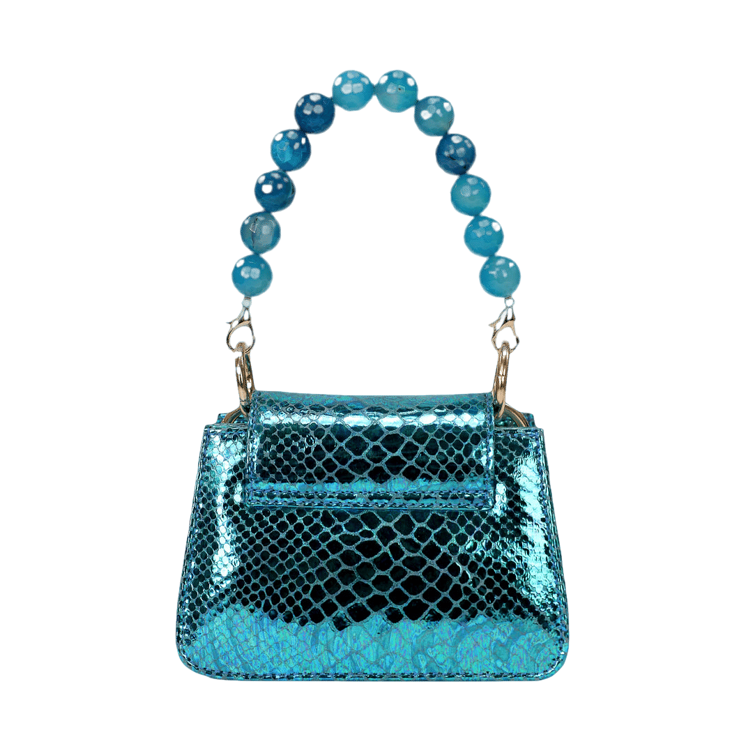 Horra - Metallic Turquoise - Mini Bag made by ALIEL