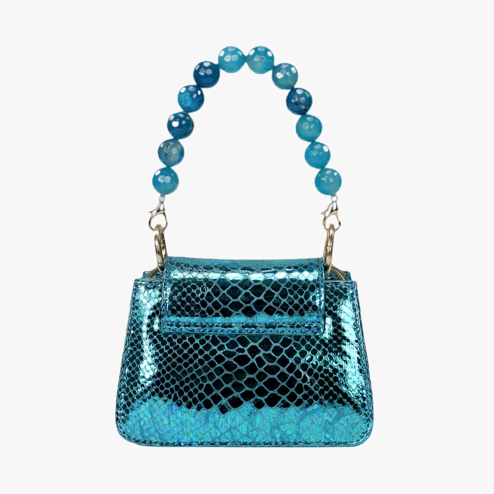 Horra - Metallic Turquoise - Mini Bag made by ALIEL