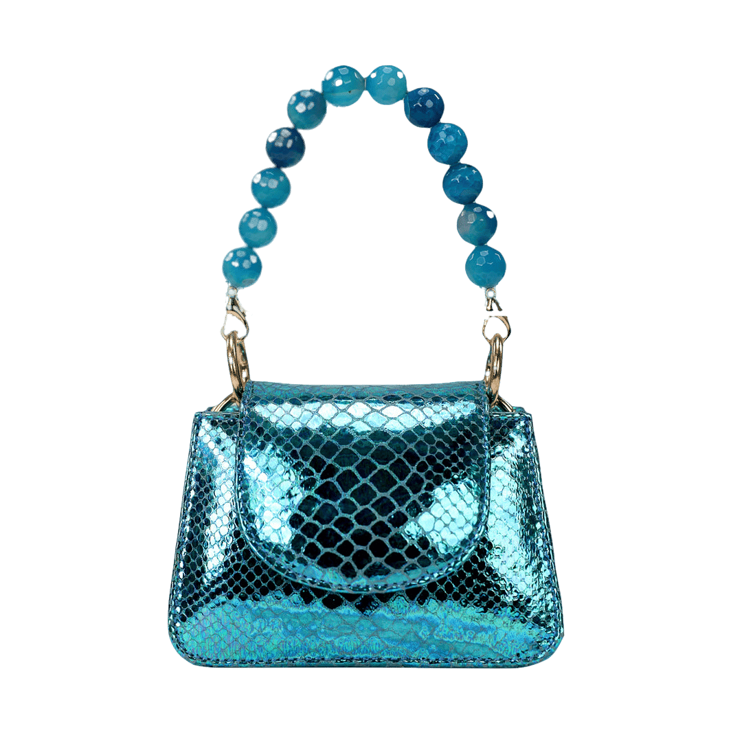 Horra - Metallic Turquoise - Mini Bag made by ALIEL