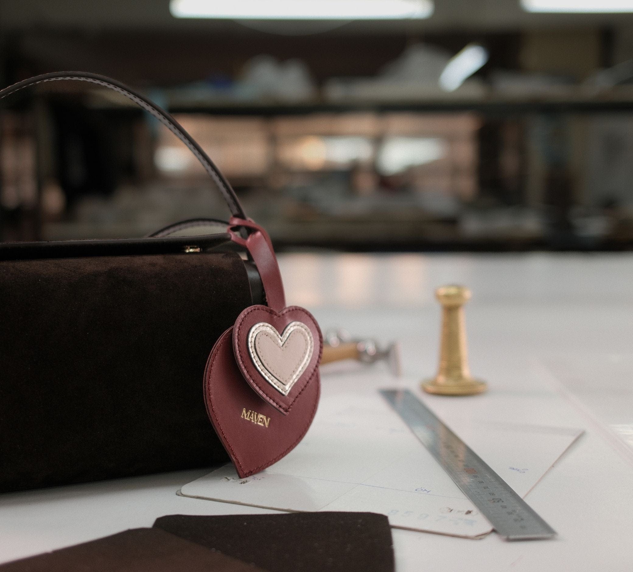 Love Charm Bordo made by Maven Bag