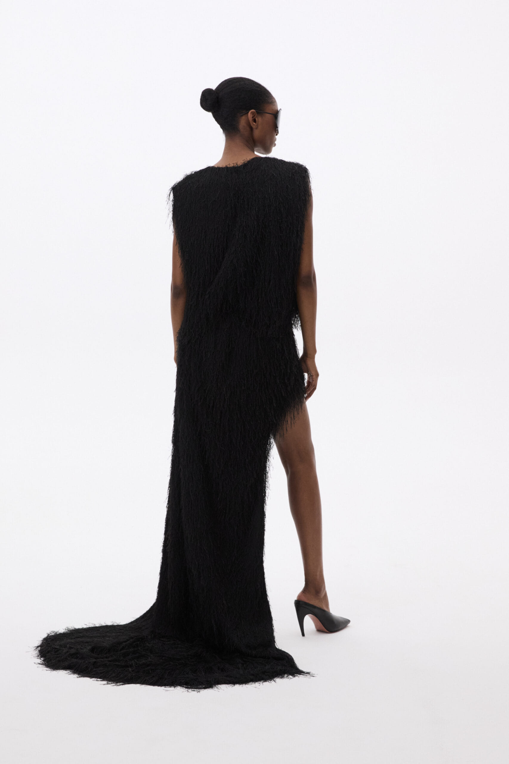 High-cut Top With Fringes made by YAVORSKA