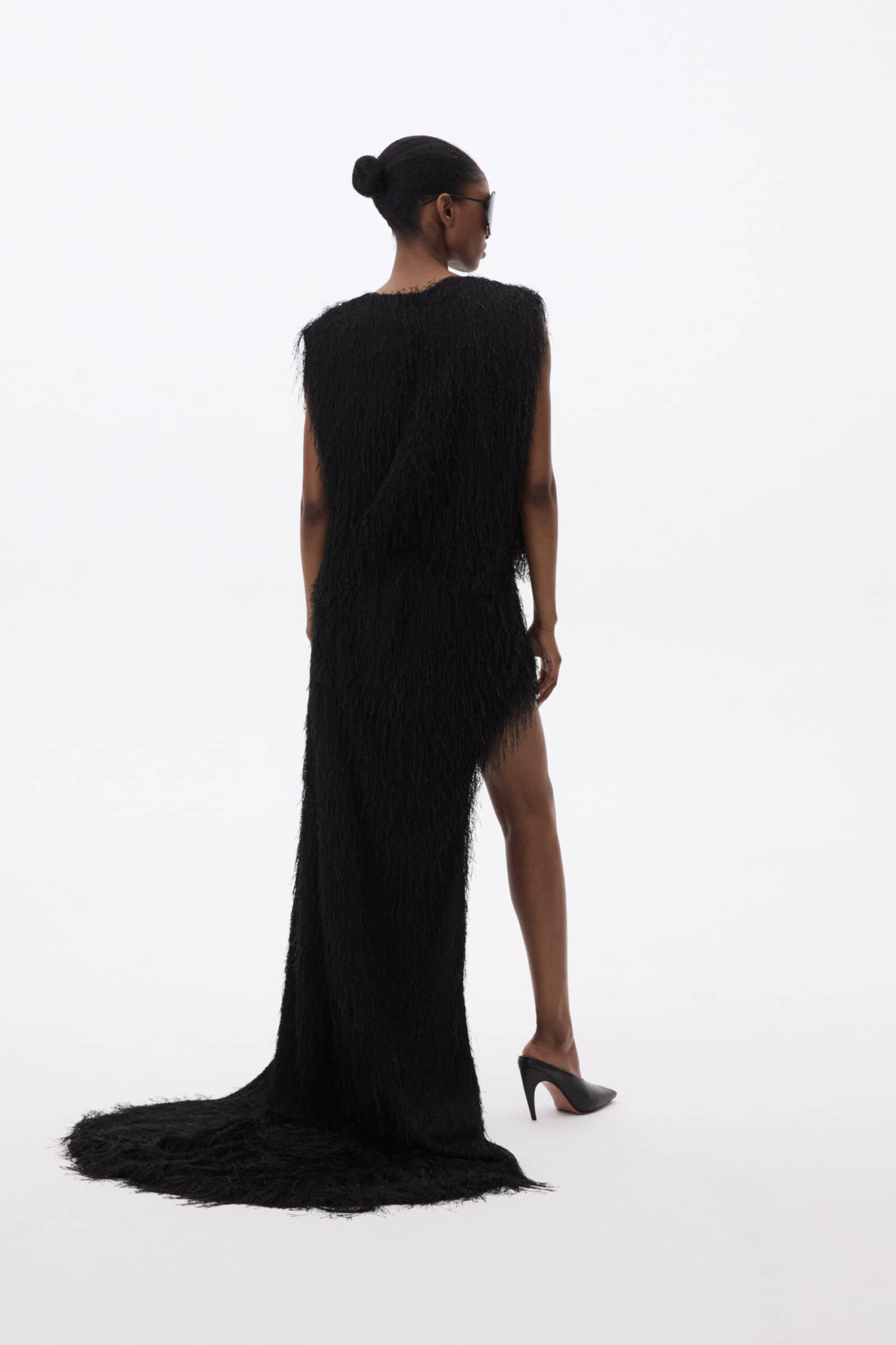 High-cut Top With Fringes made by YAVORSKA