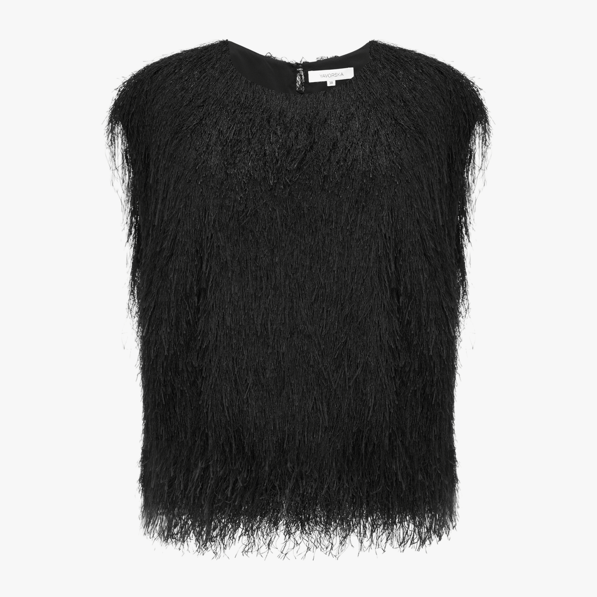 High-cut Top With Fringes made by YAVORSKA