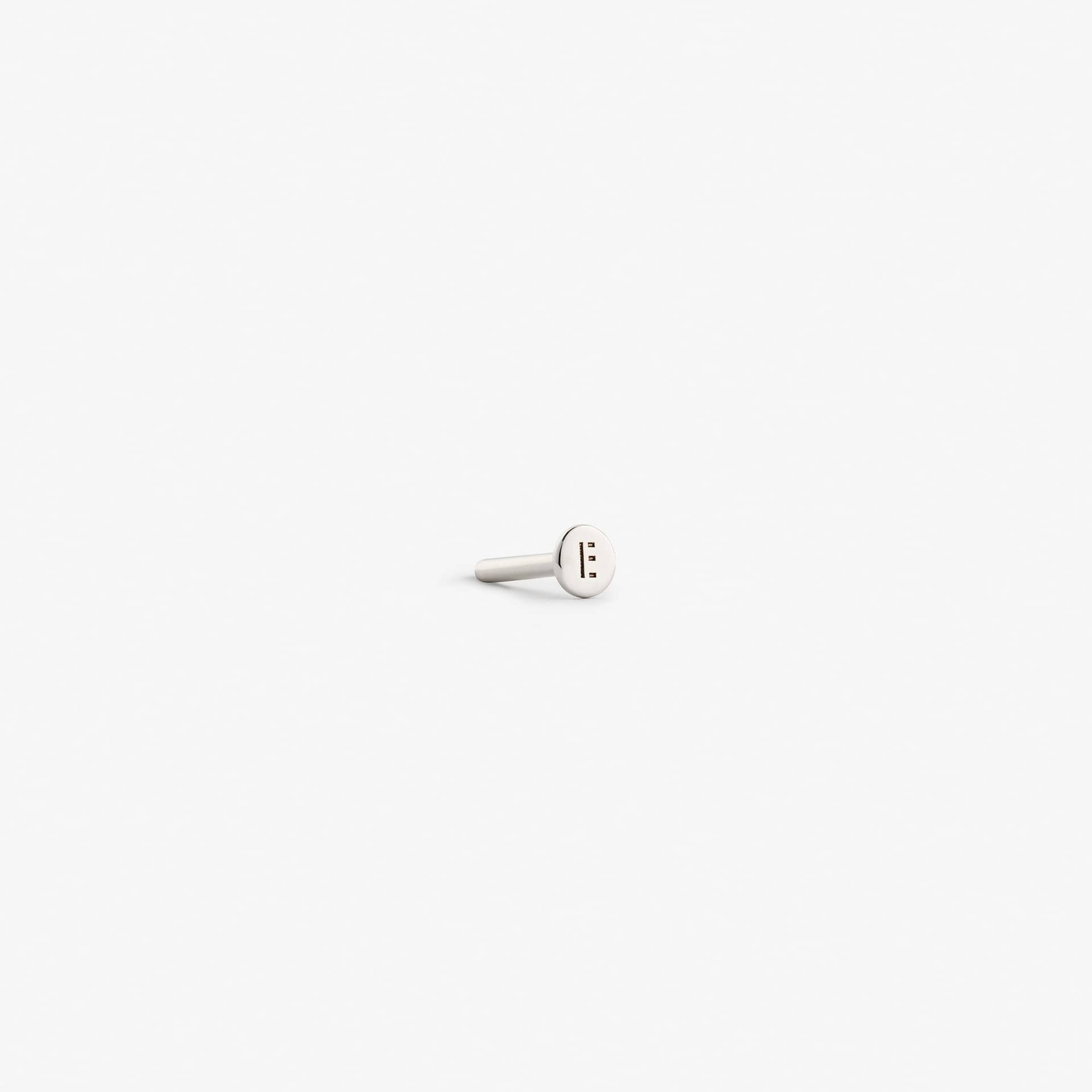 SENORITA LABRET - WHITE DIAMOND & WHITE GOLD made by ENNUI