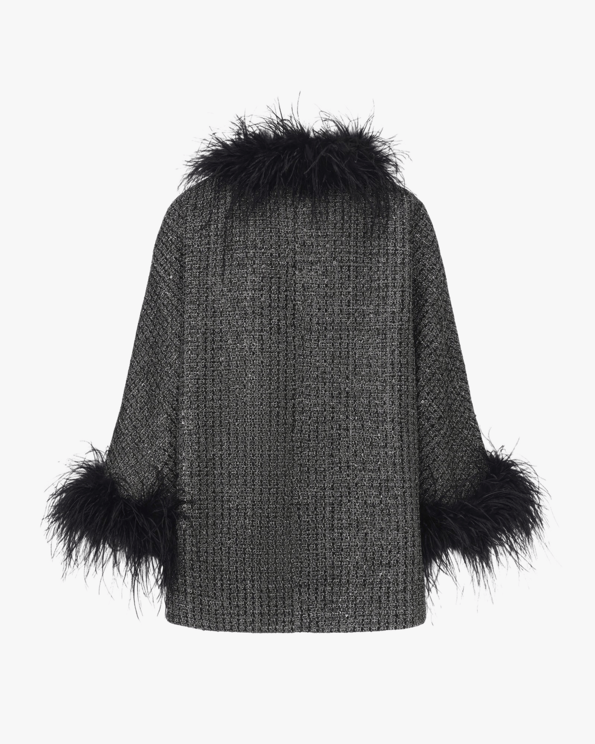 Renée Feather Coat made by Nana Jacqueline