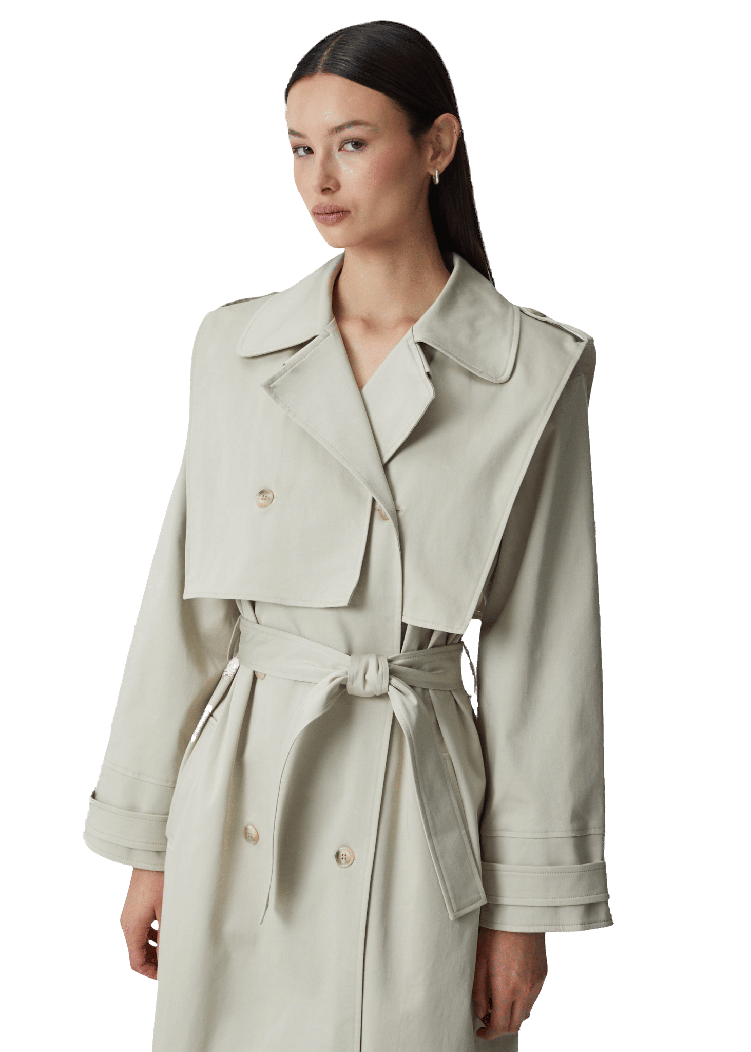 Max Coat in Beige made by AÉRYNE