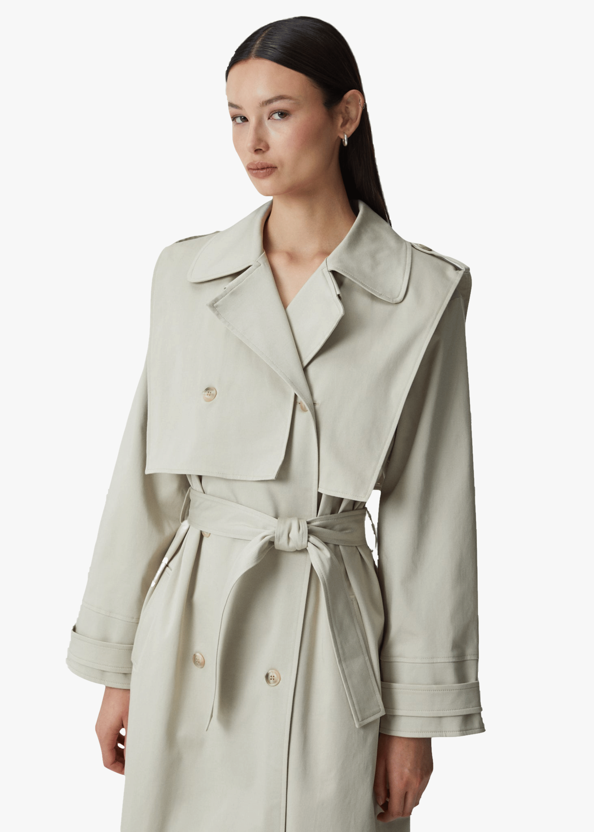 Max Coat in Beige made by AÉRYNE