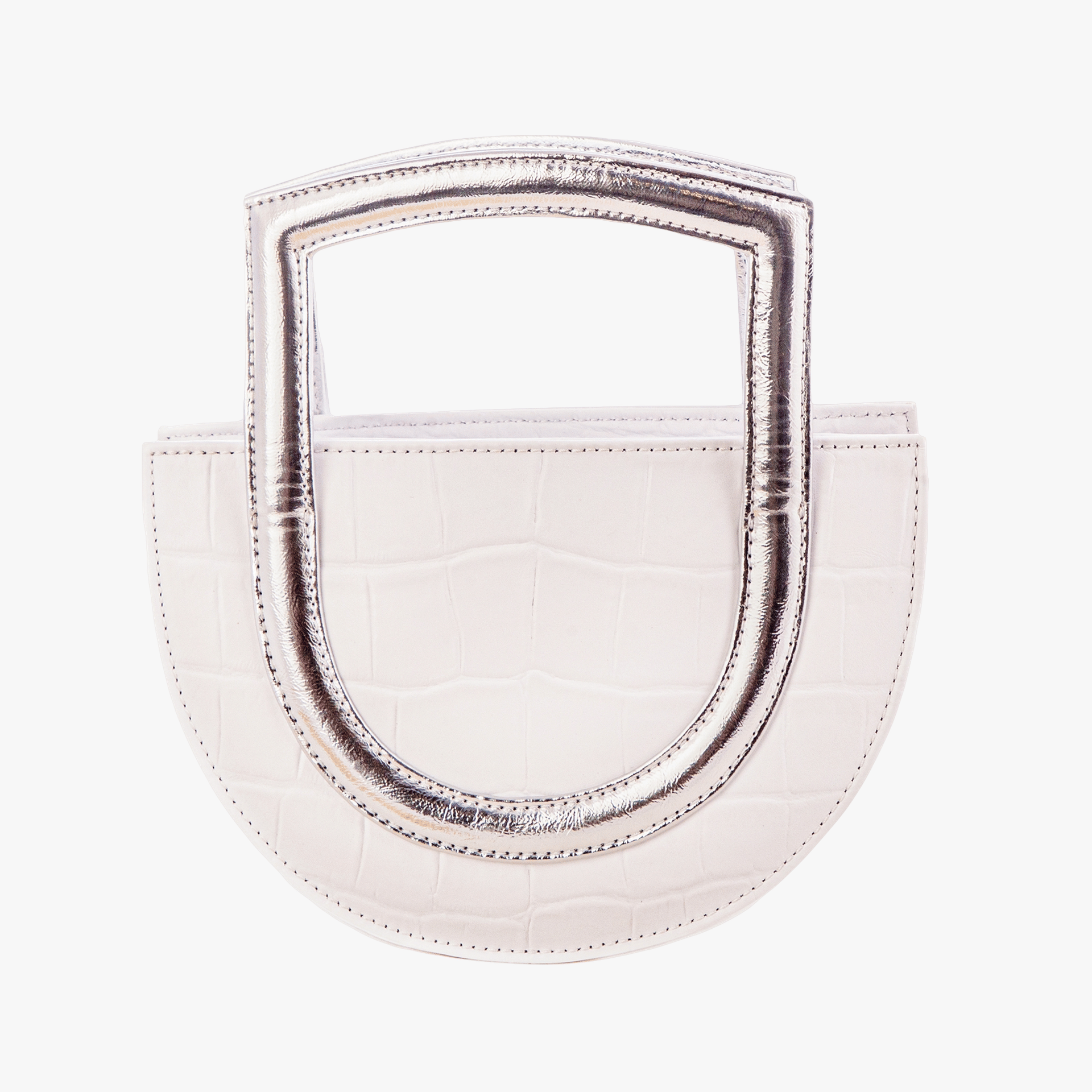Sukoon - White - Top Handle bag made by ALIEL