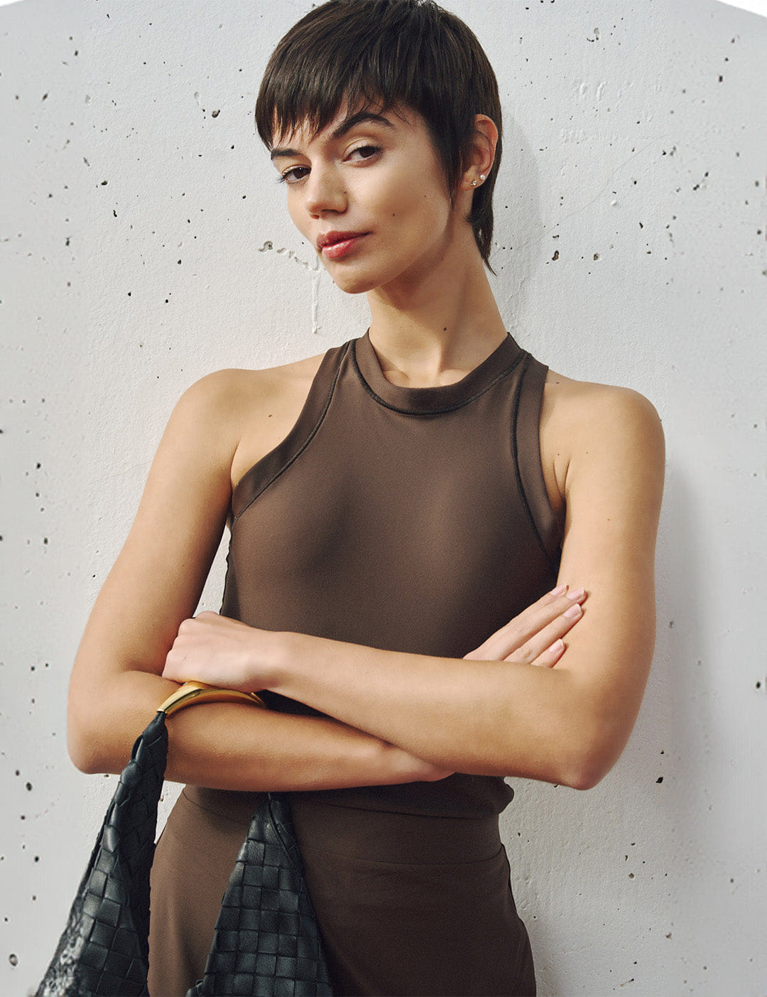 NOA TOP BROWN made by 710 Studio