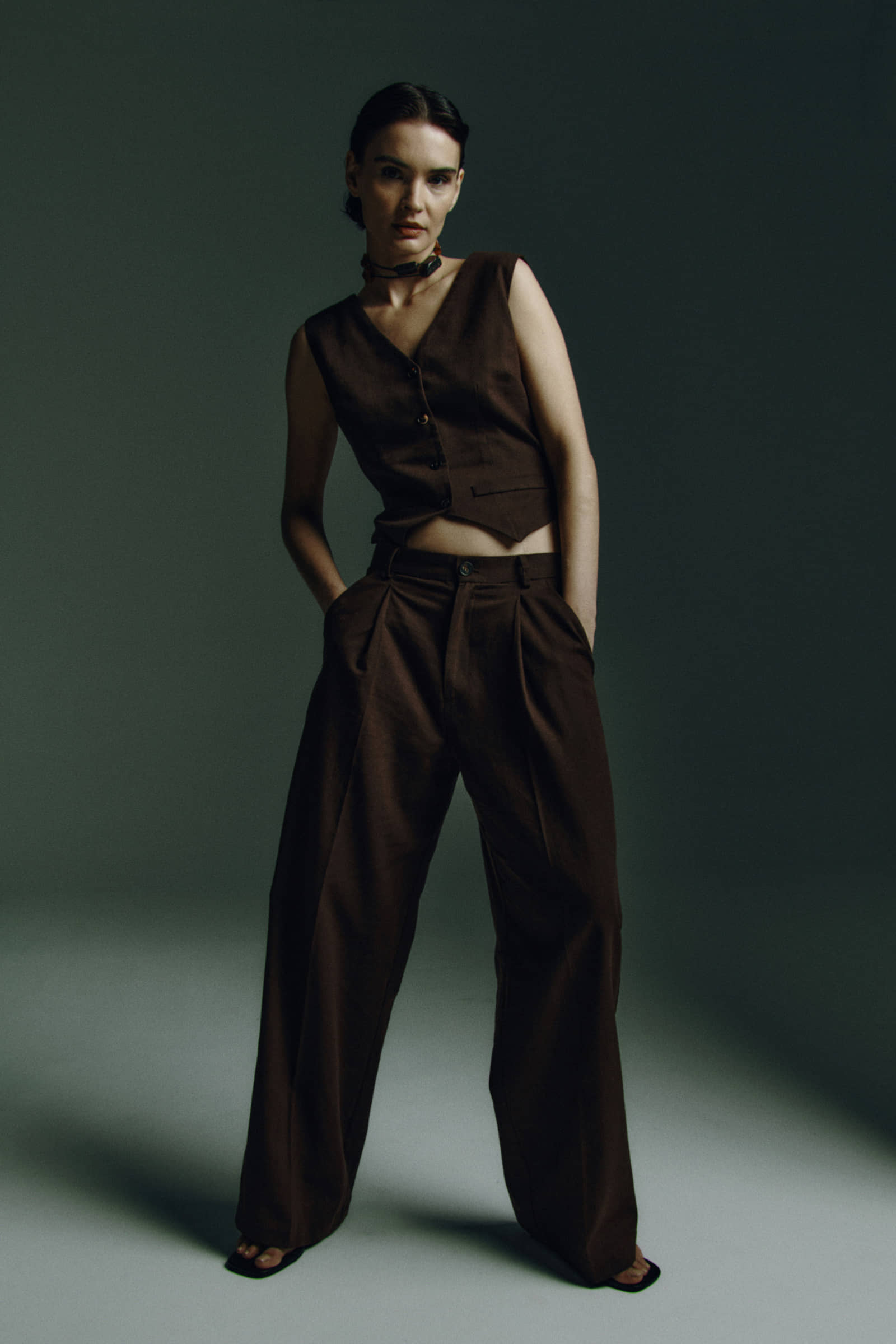 Harbor Harmony suit pants made by Wiktoria Frankowska