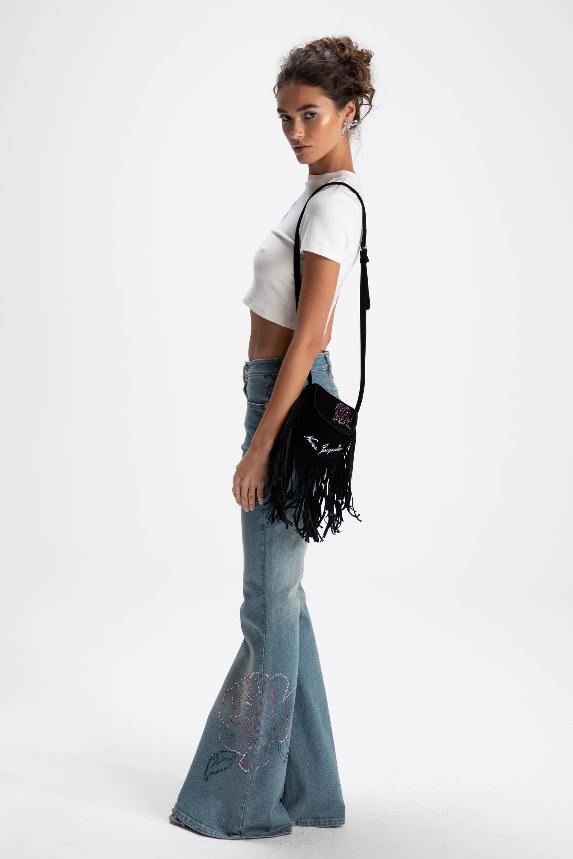 Elle Baby Tee (White) (Final Sale) in White made by Nana Jacqueline