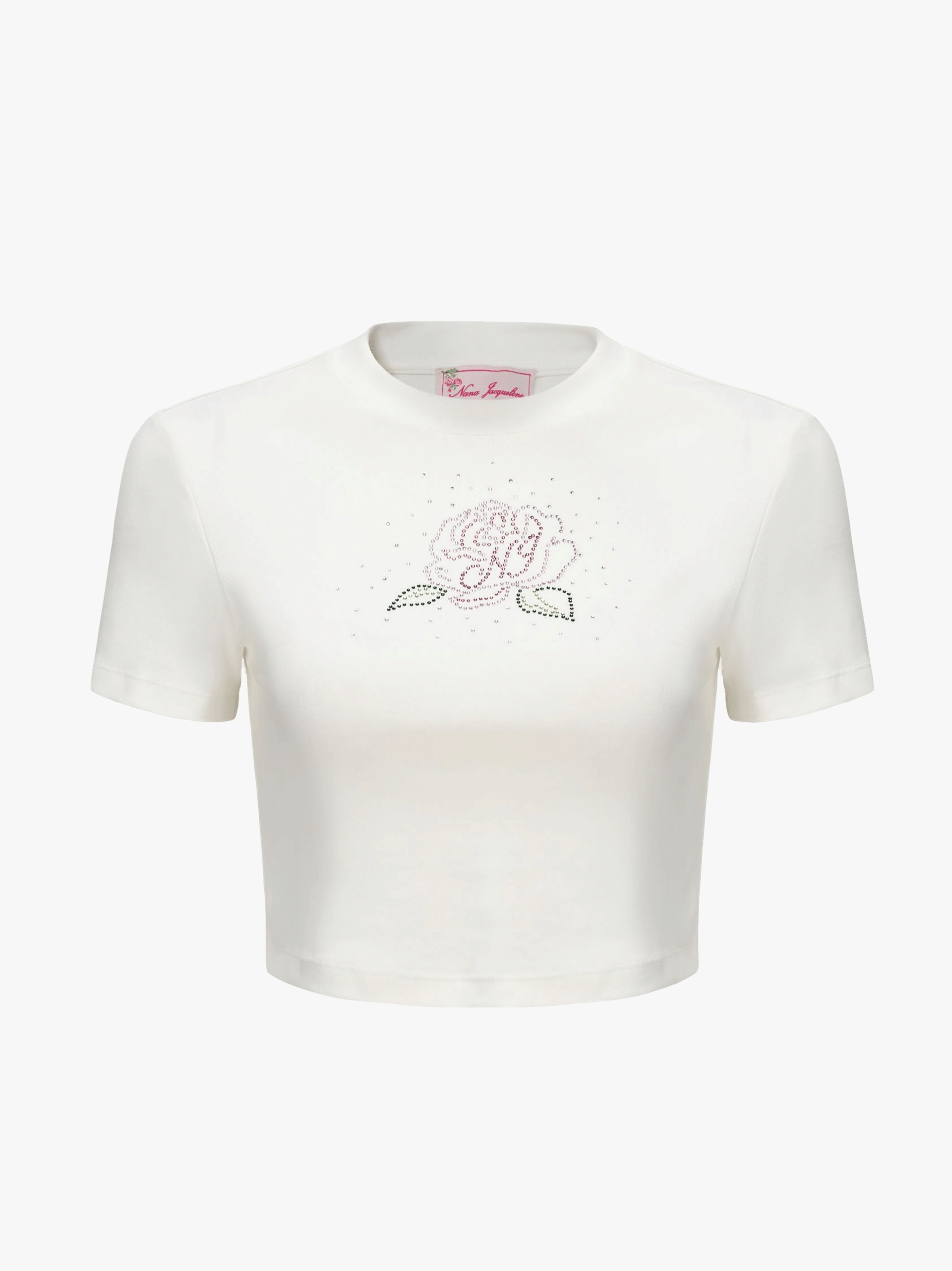 Elle Baby Tee (White) (Final Sale) in White made by Nana Jacqueline