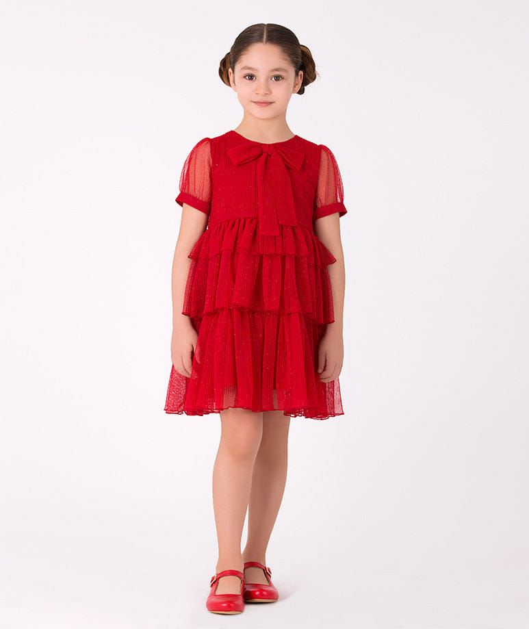 Pleated Tulle Dress made by Mama Luma