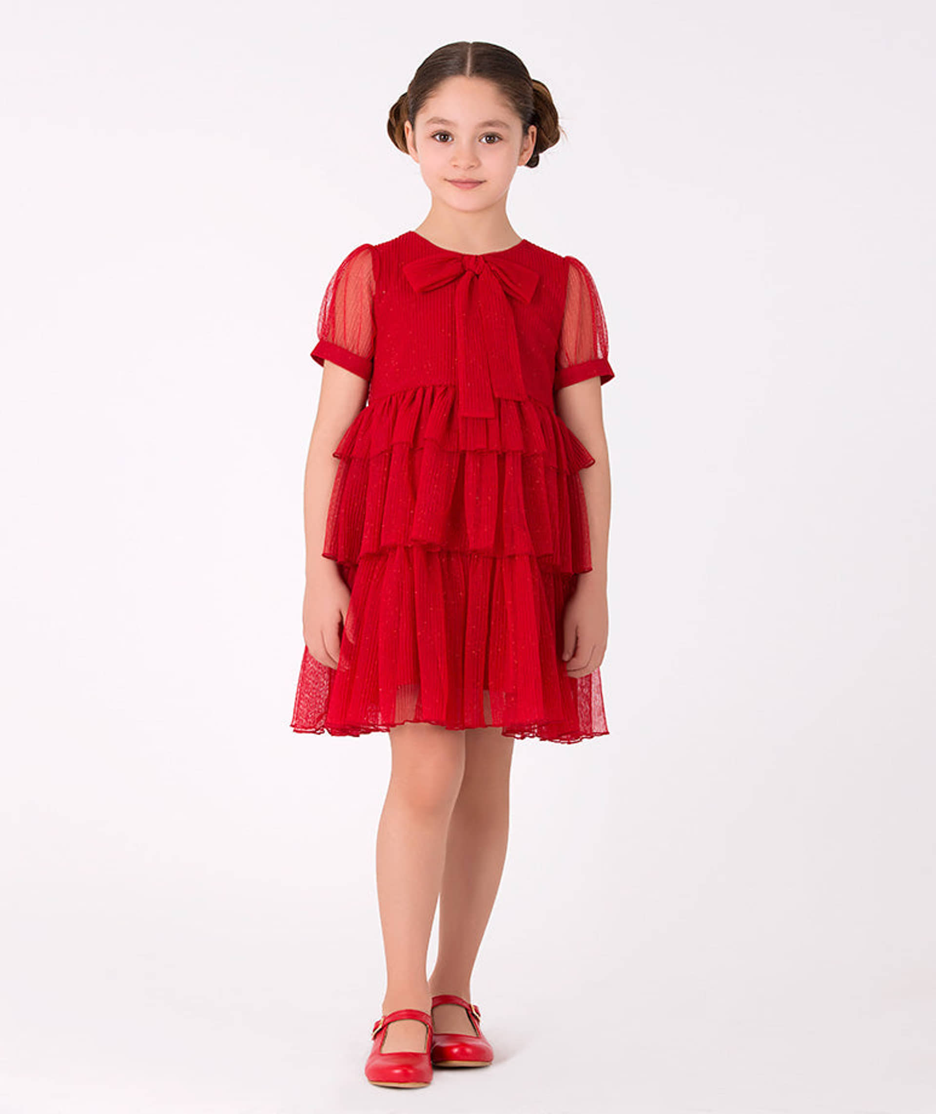 Pleated Tulle Dress made by Mama Luma