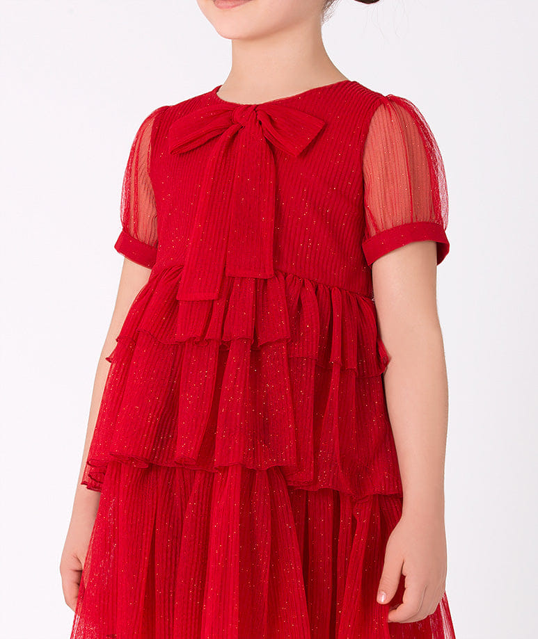 Pleated Tulle Dress made by Mama Luma