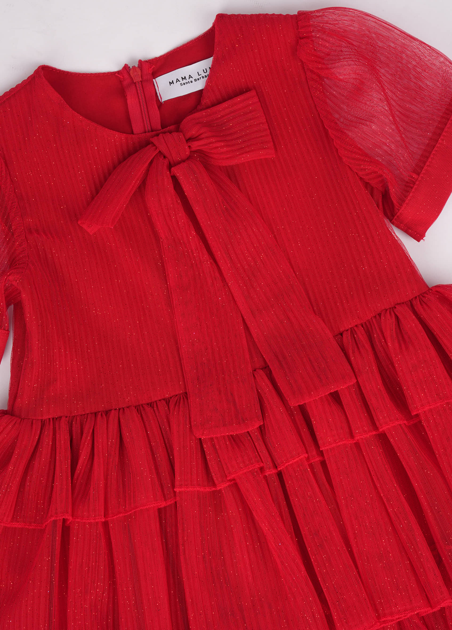 Pleated Tulle Dress made by Mama Luma