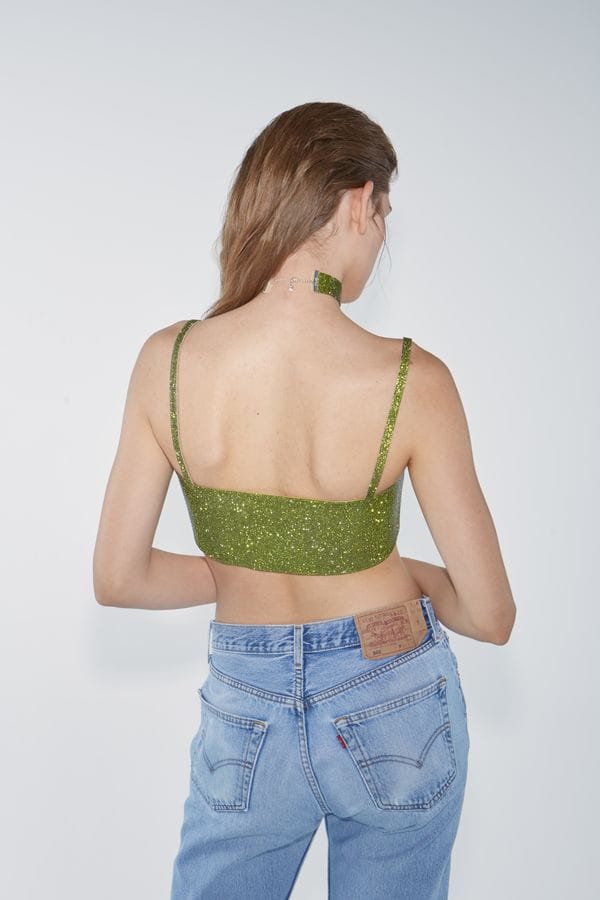 Charlotte Choker Lime Green made by NUÉ