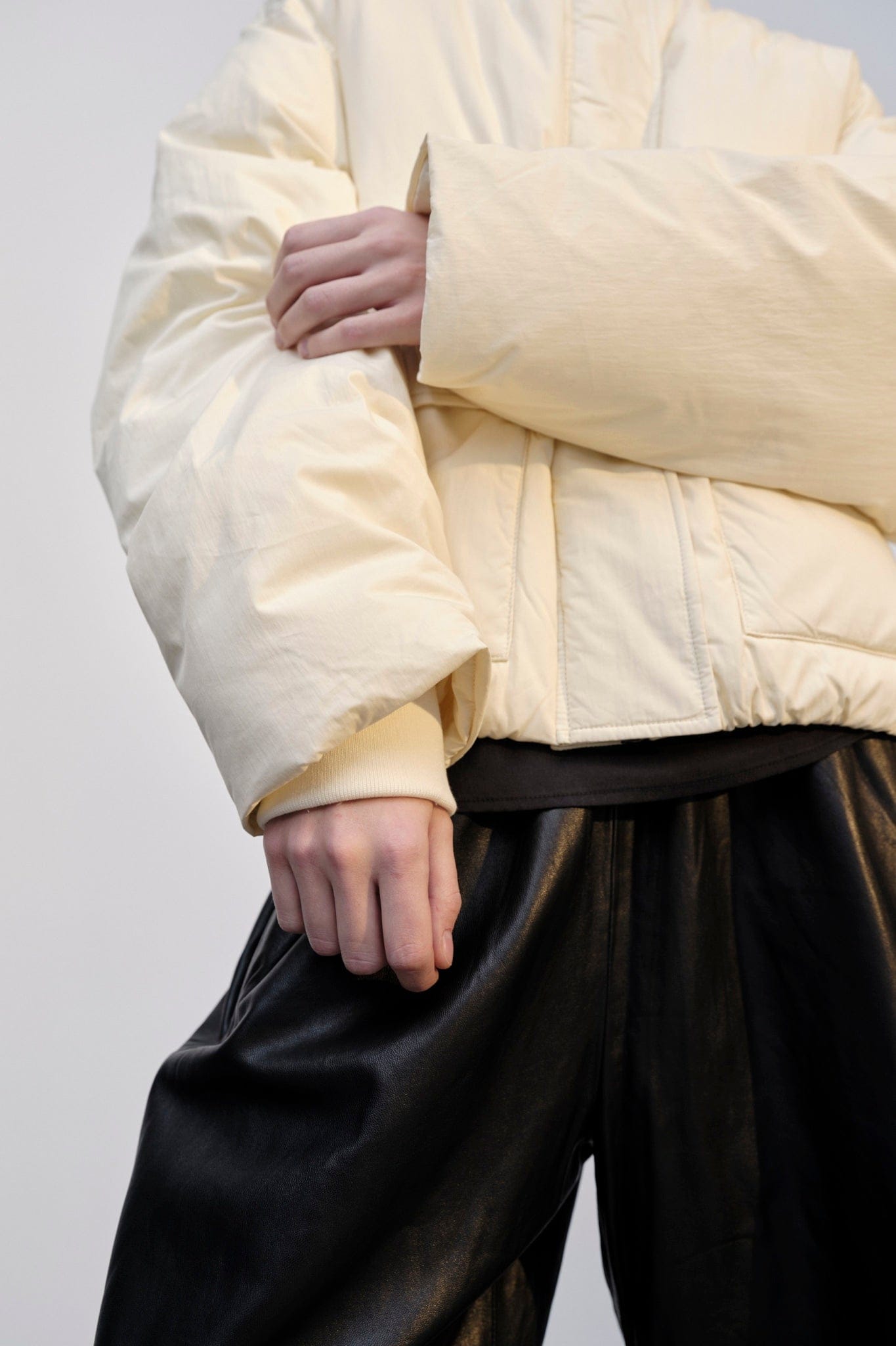 Manu Puffer Jacket - Off White made by HERSKIND